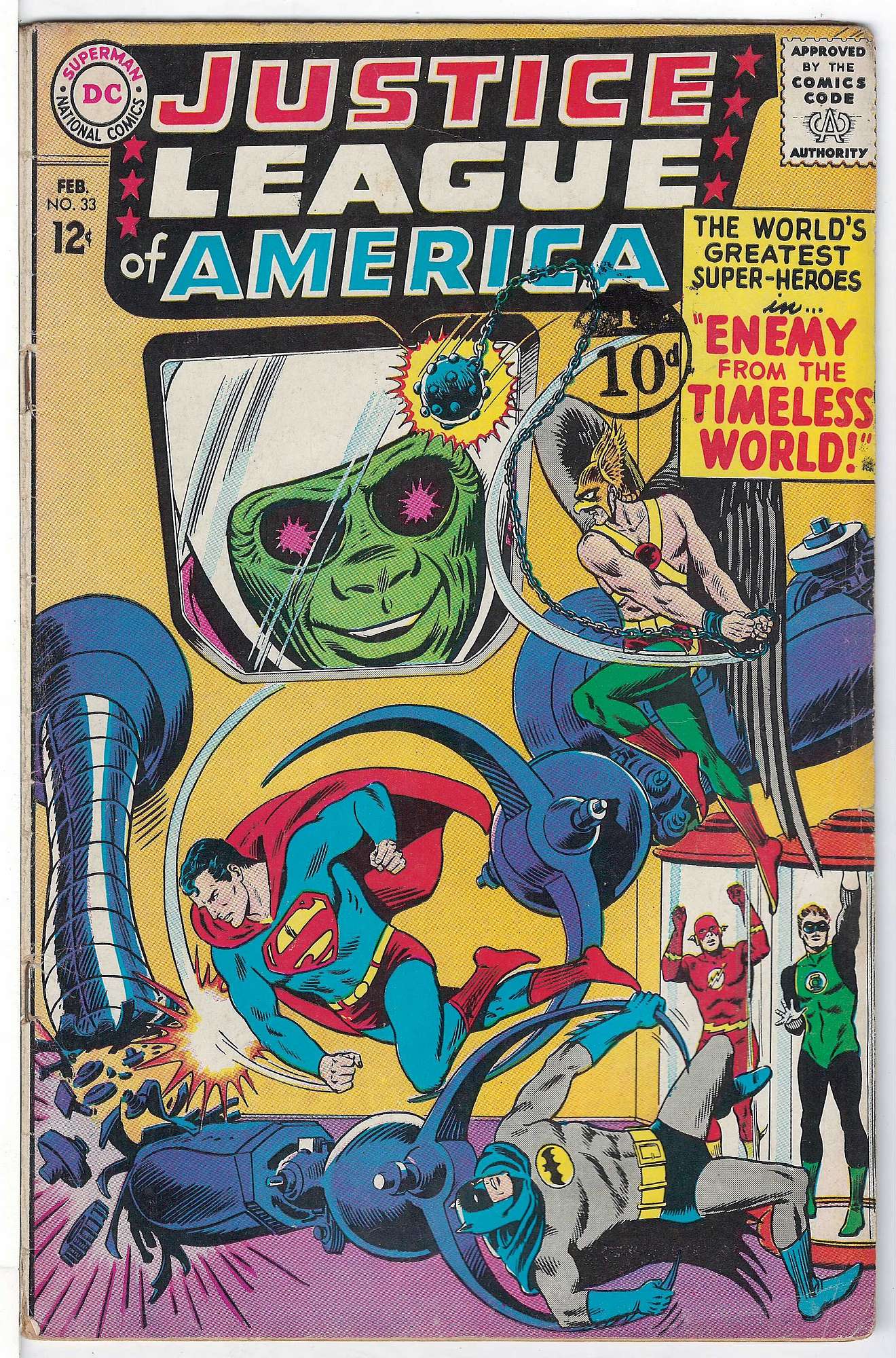 Cover of Justice League of America (Vol 1) #33. One of 250,000 Vintage American Comics on sale from Krypton!