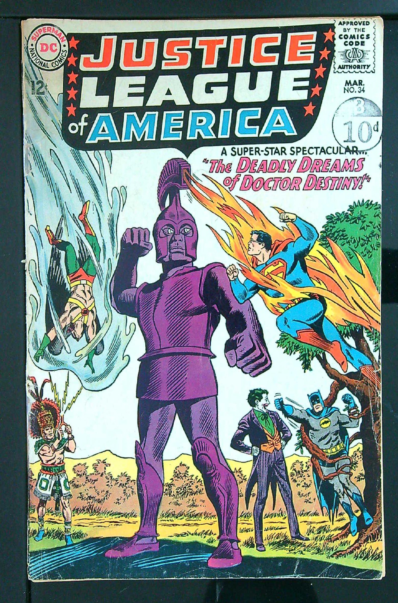 Cover of Justice League of America (Vol 1) #34. One of 250,000 Vintage American Comics on sale from Krypton!