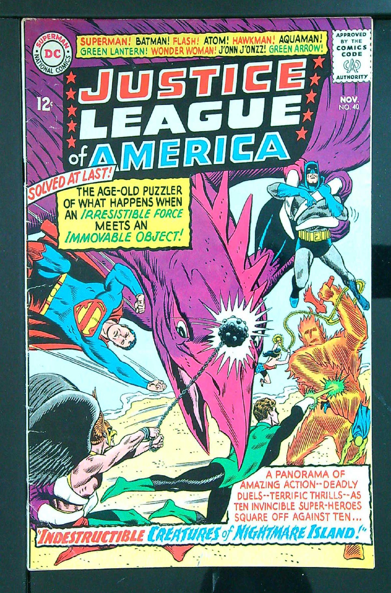 Cover of Justice League of America (Vol 1) #40. One of 250,000 Vintage American Comics on sale from Krypton!