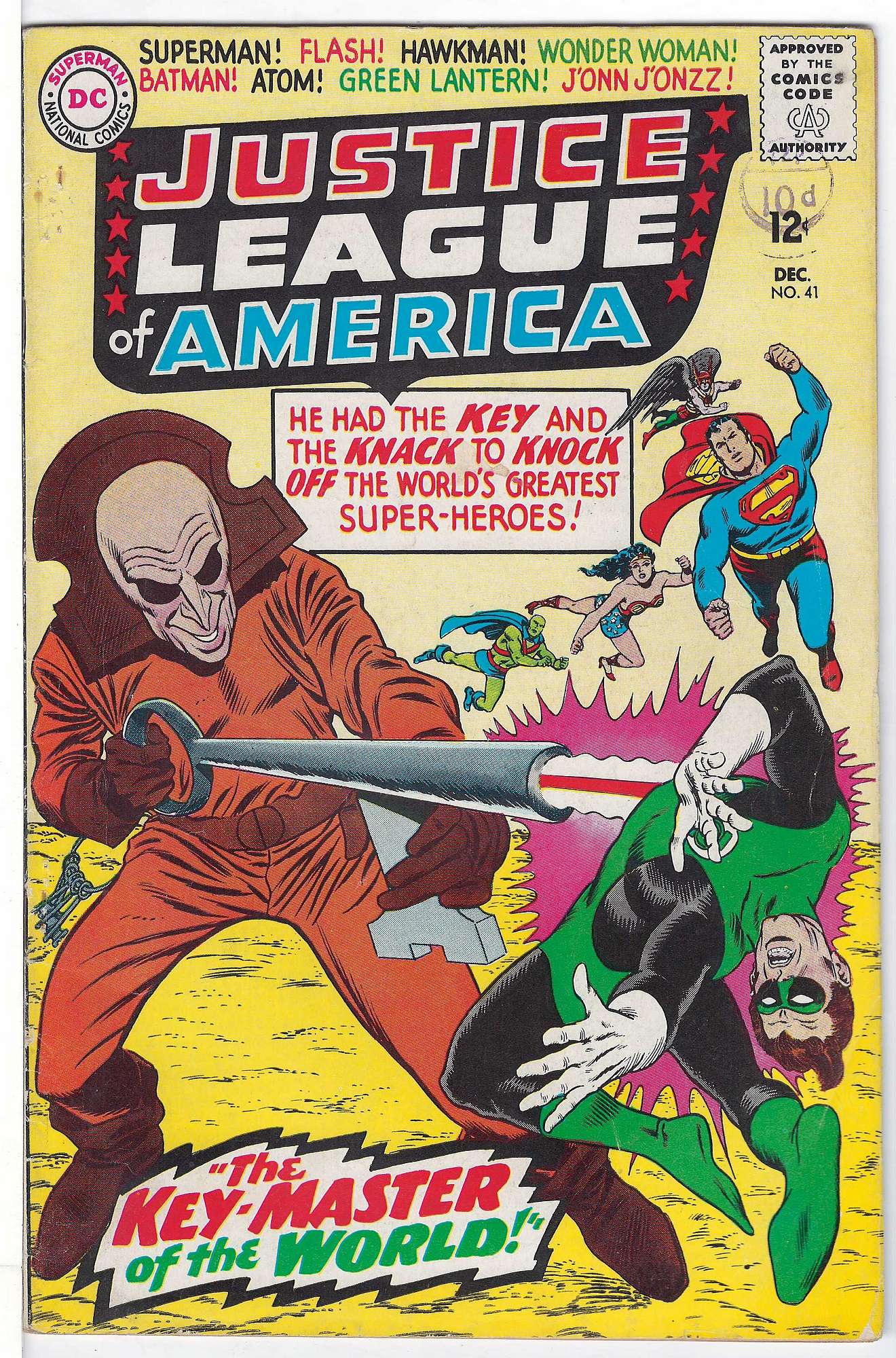 Cover of Justice League of America (Vol 1) #41. One of 250,000 Vintage American Comics on sale from Krypton!