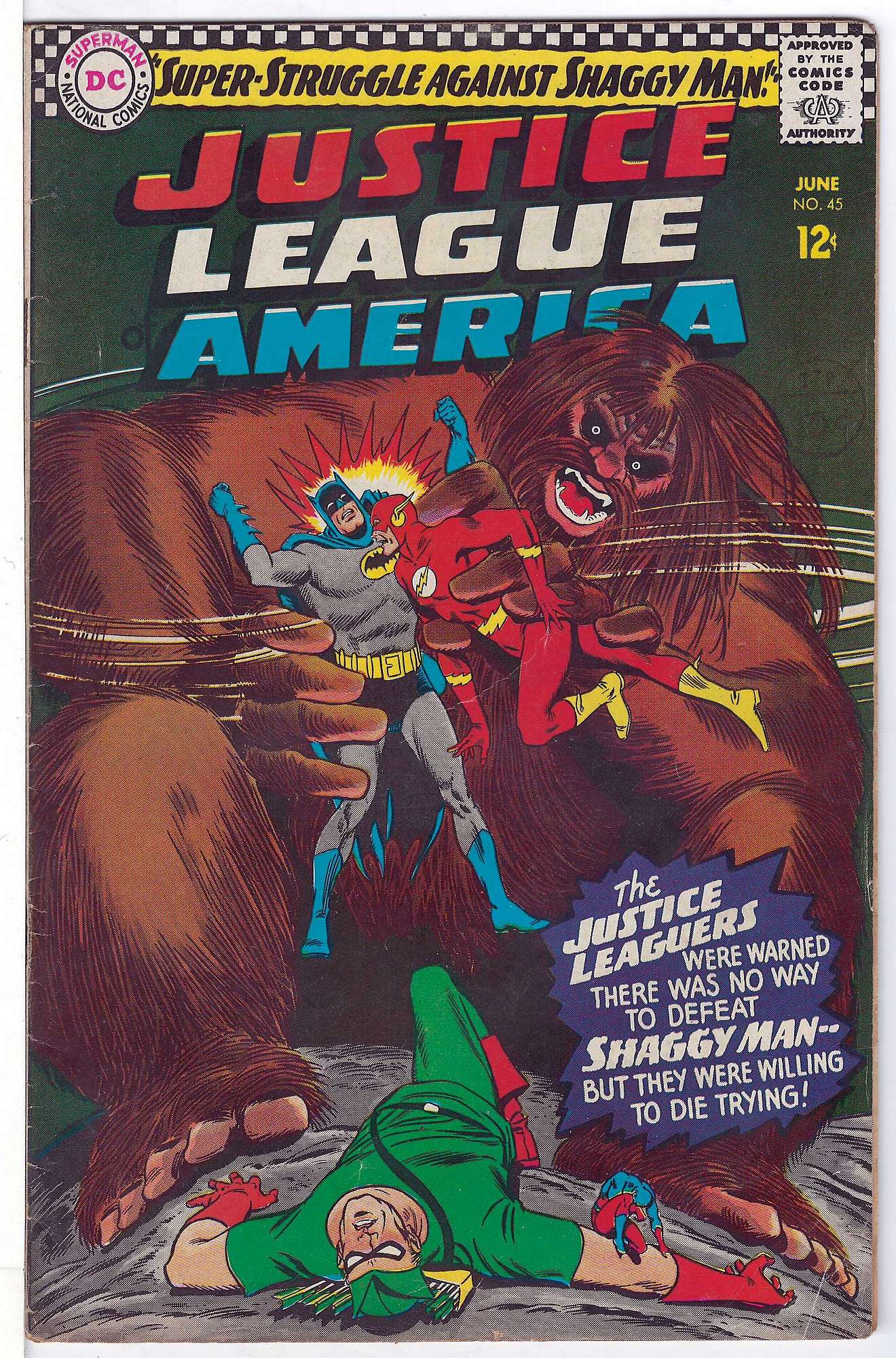 Cover of Justice League of America (Vol 1) #45. One of 250,000 Vintage American Comics on sale from Krypton!
