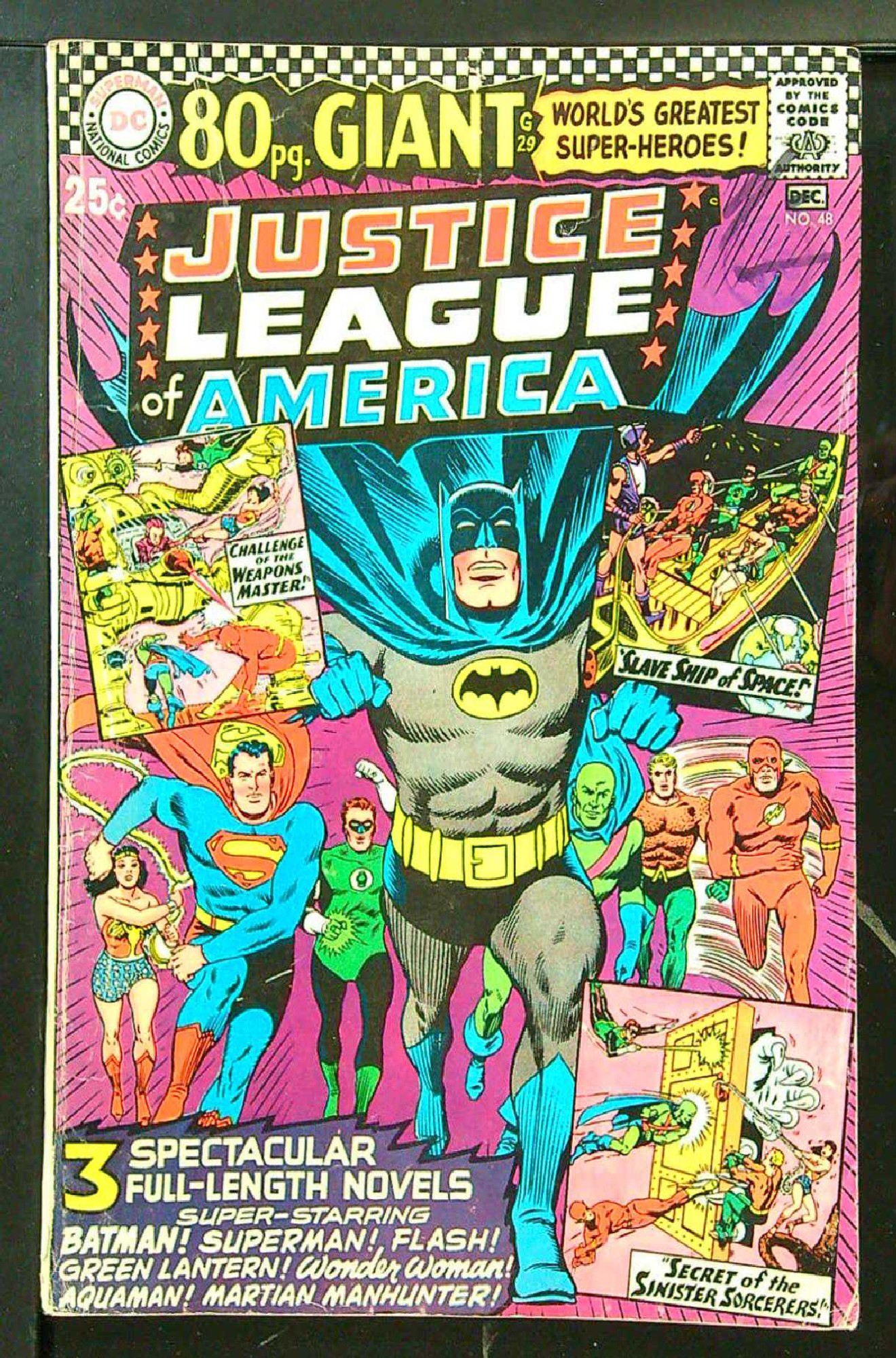 Cover of Justice League of America (Vol 1) #48. One of 250,000 Vintage American Comics on sale from Krypton!