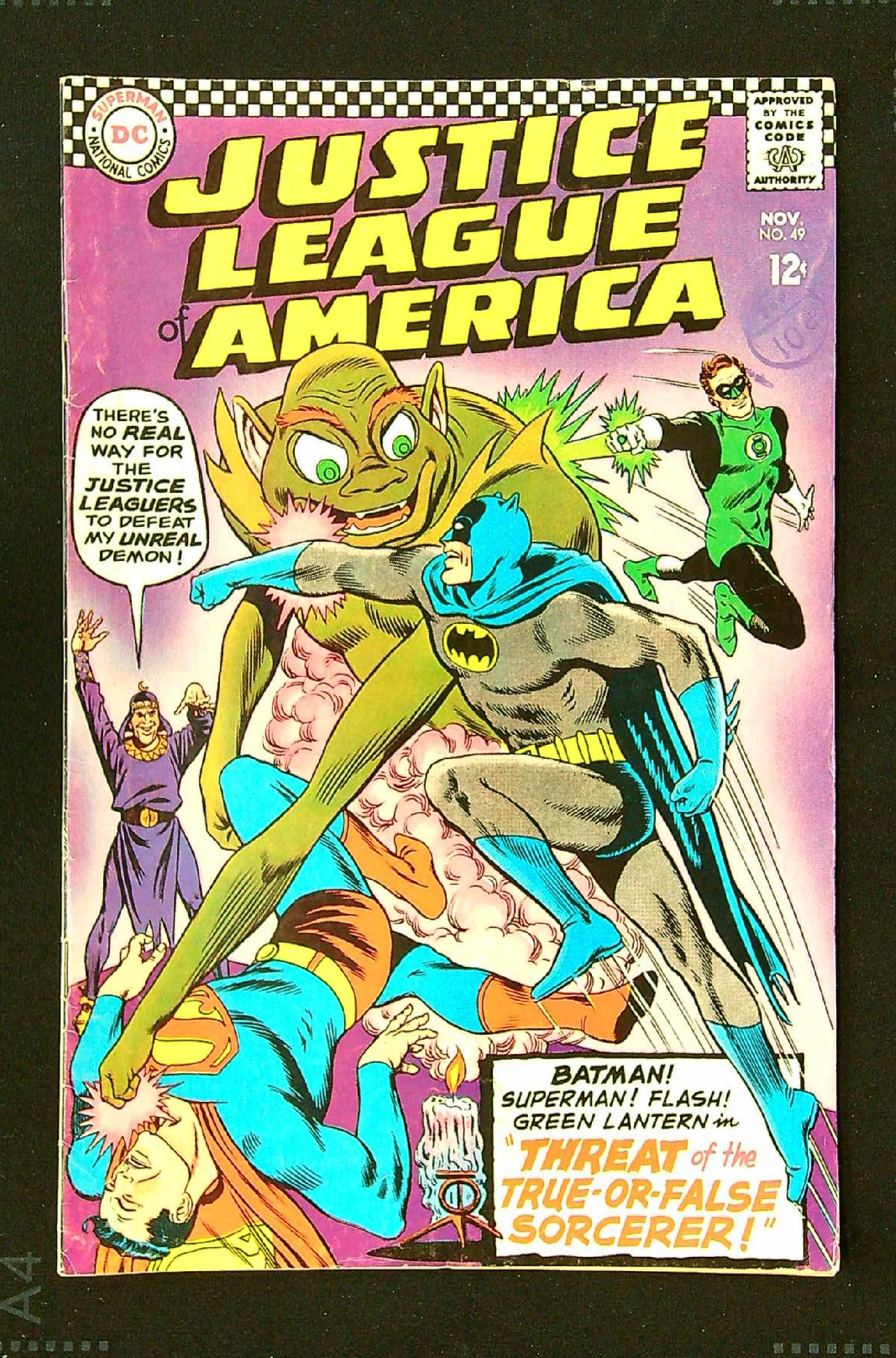Cover of Justice League of America (Vol 1) #49. One of 250,000 Vintage American Comics on sale from Krypton!