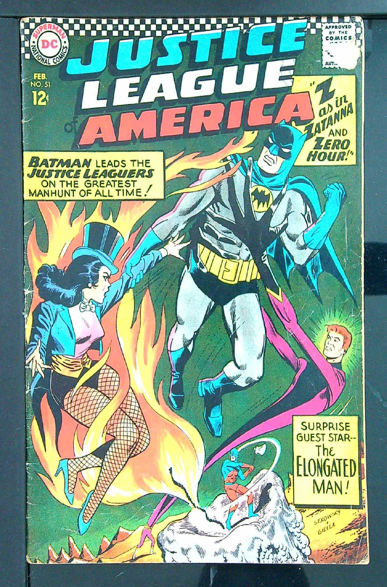Cover of Justice League of America (Vol 1) #51. One of 250,000 Vintage American Comics on sale from Krypton!
