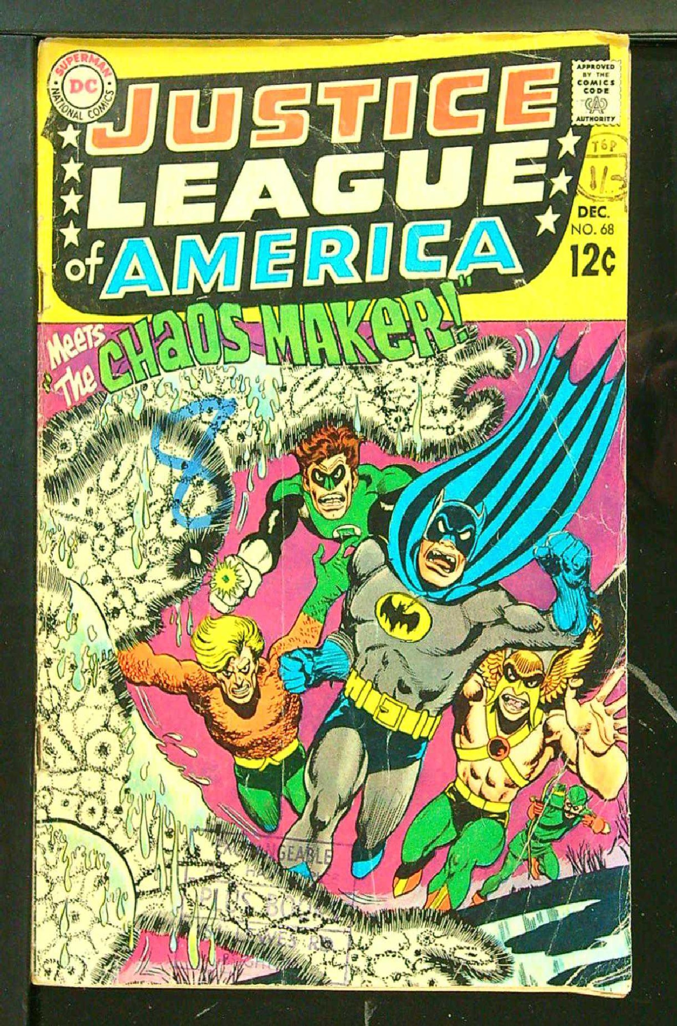 Cover of Justice League of America (Vol 1) #68. One of 250,000 Vintage American Comics on sale from Krypton!