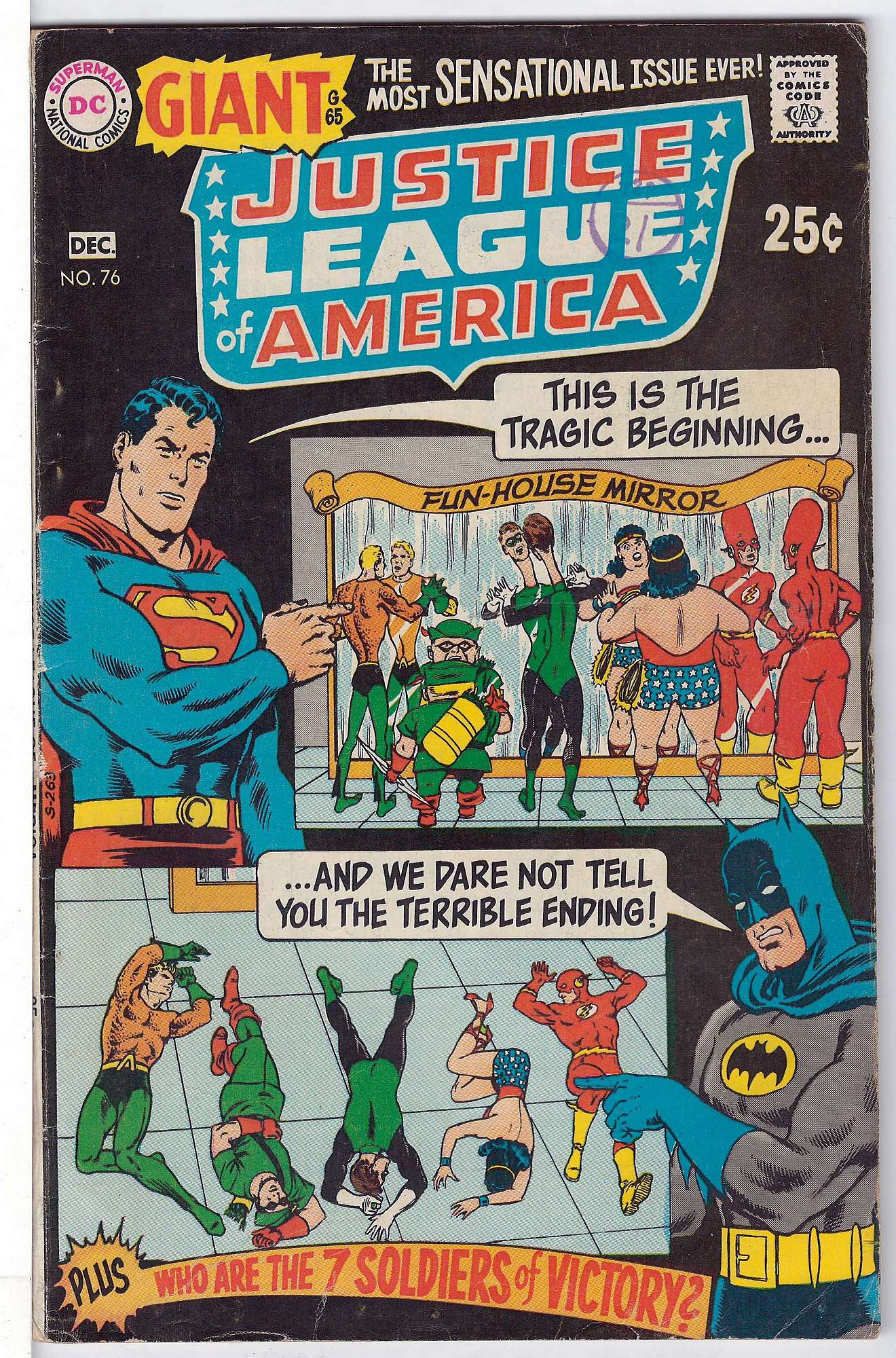 Cover of Justice League of America (Vol 1) #76. One of 250,000 Vintage American Comics on sale from Krypton!