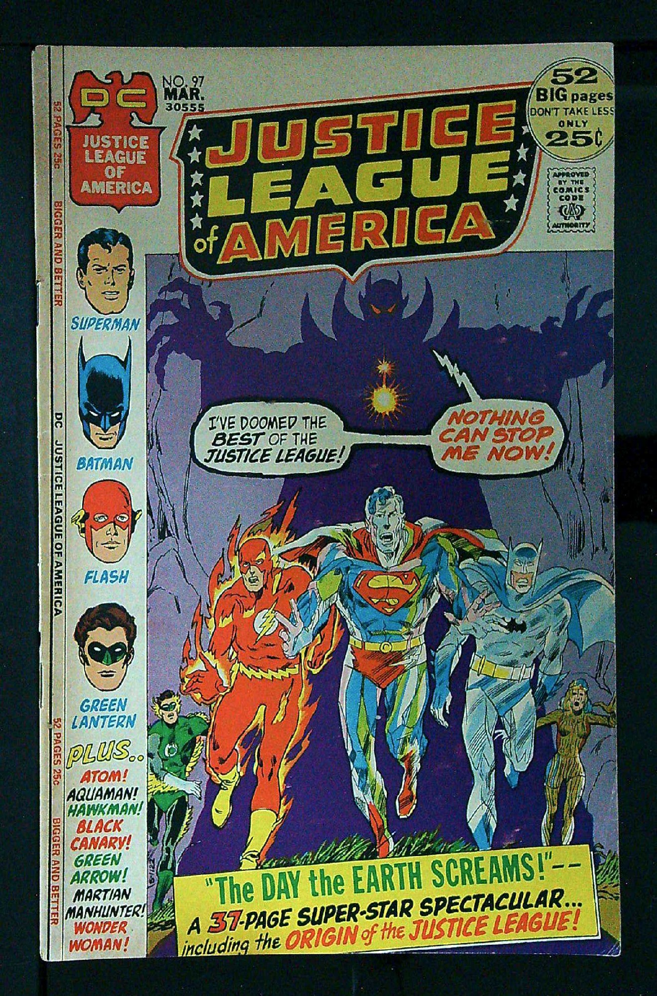 Cover of Justice League of America (Vol 1) #97. One of 250,000 Vintage American Comics on sale from Krypton!