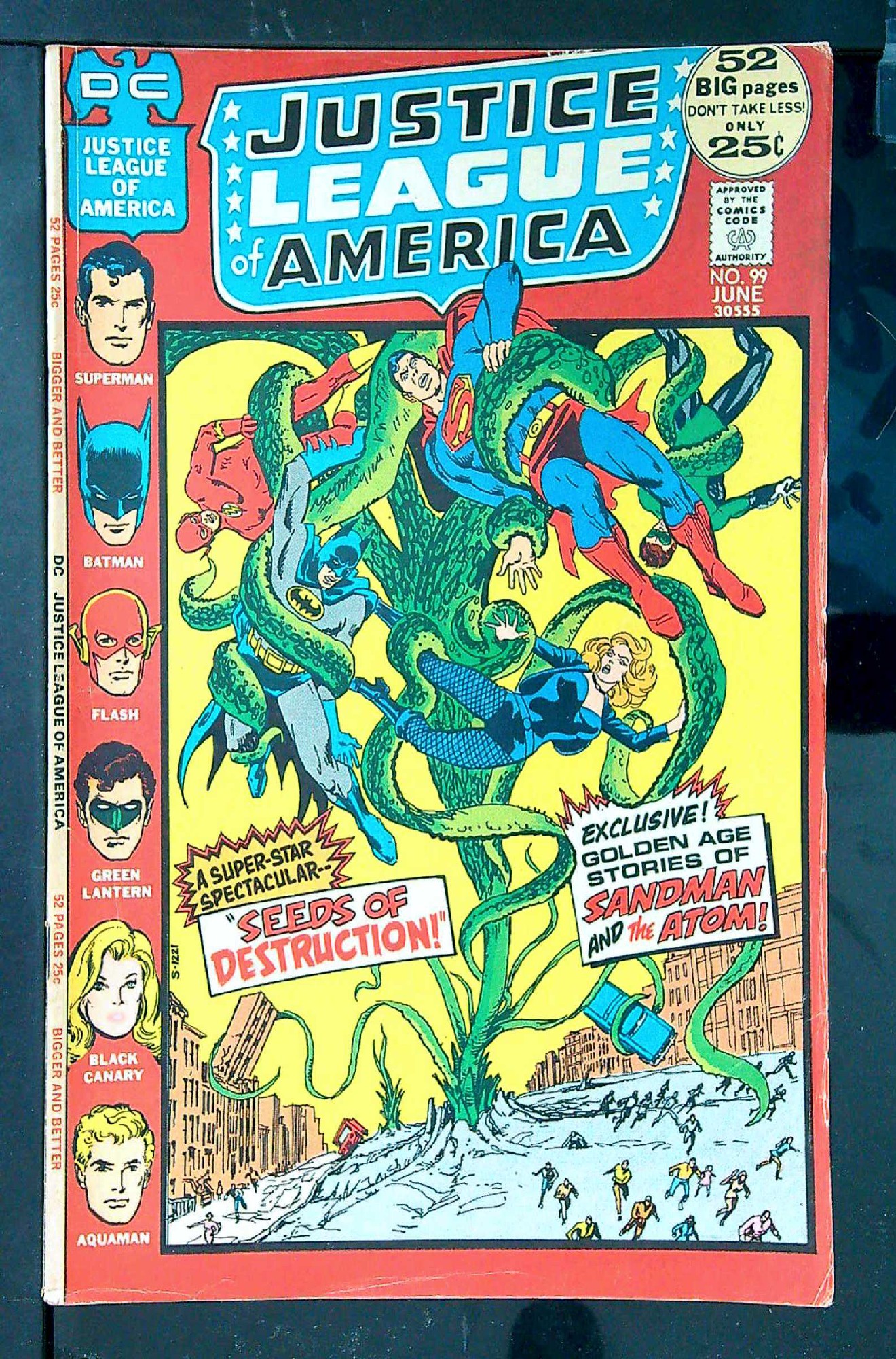 Cover of Justice League of America (Vol 1) #99. One of 250,000 Vintage American Comics on sale from Krypton!