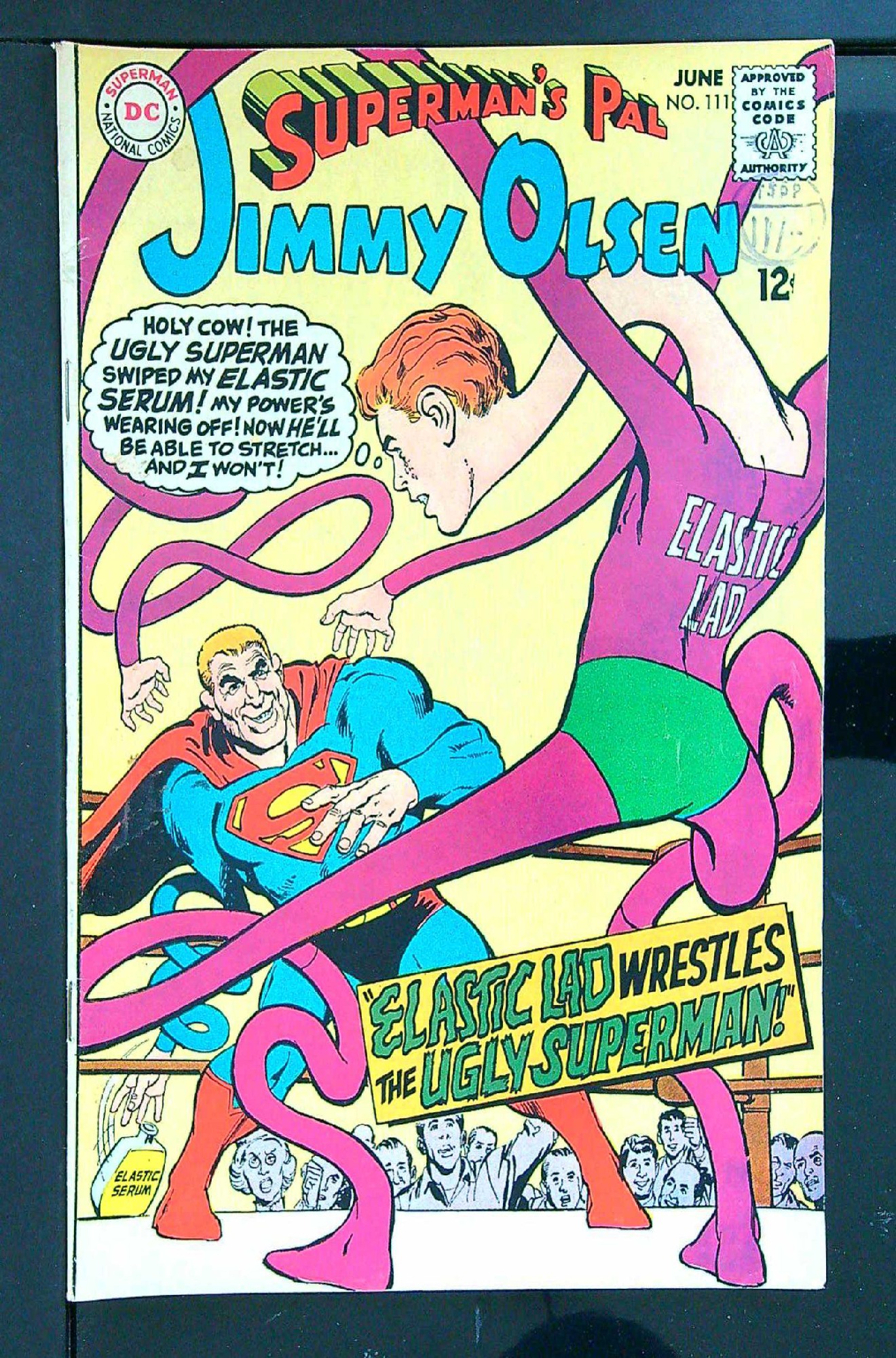 Cover of Jimmy Olsen (Vol 1) Supermans Pal #111. One of 250,000 Vintage American Comics on sale from Krypton!