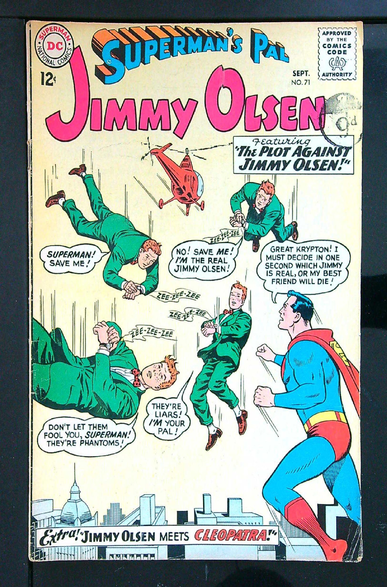 Cover of Jimmy Olsen (Vol 1) Supermans Pal #71. One of 250,000 Vintage American Comics on sale from Krypton!
