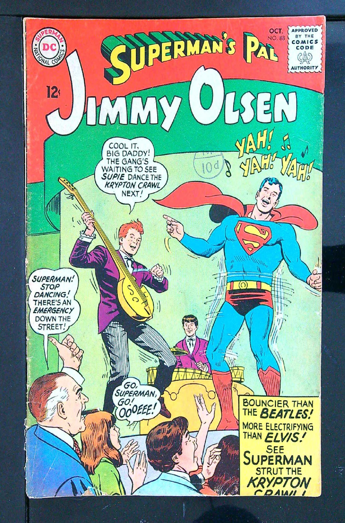 Cover of Jimmy Olsen (Vol 1) Supermans Pal #88. One of 250,000 Vintage American Comics on sale from Krypton!