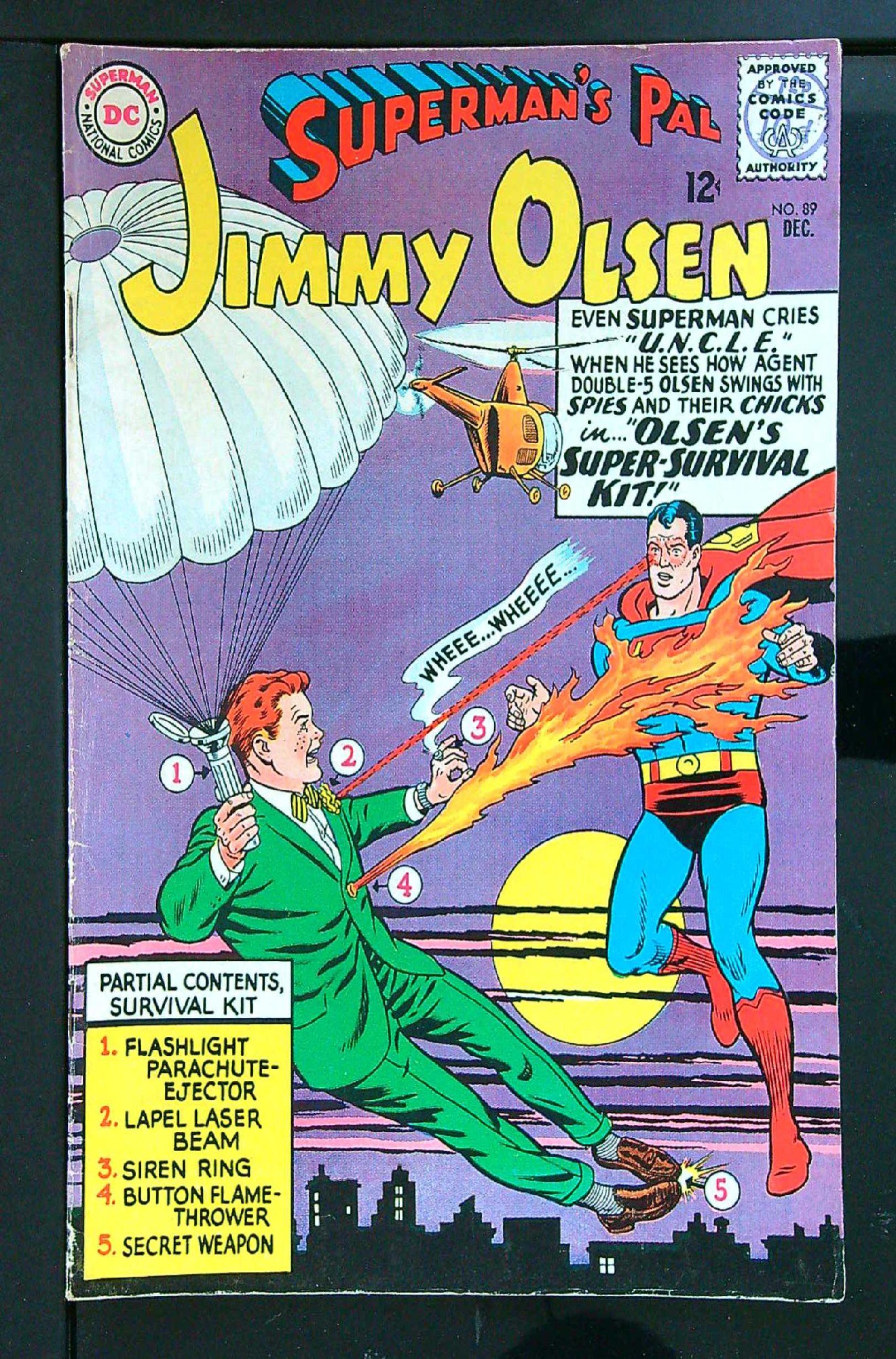 Cover of Jimmy Olsen (Vol 1) Supermans Pal #89. One of 250,000 Vintage American Comics on sale from Krypton!
