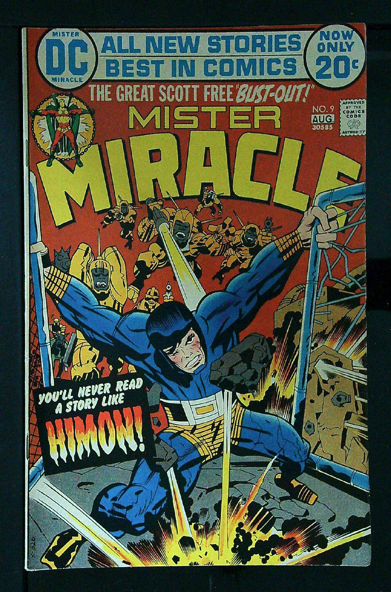 Cover of Mister Miracle (Vol 1) #9. One of 250,000 Vintage American Comics on sale from Krypton!