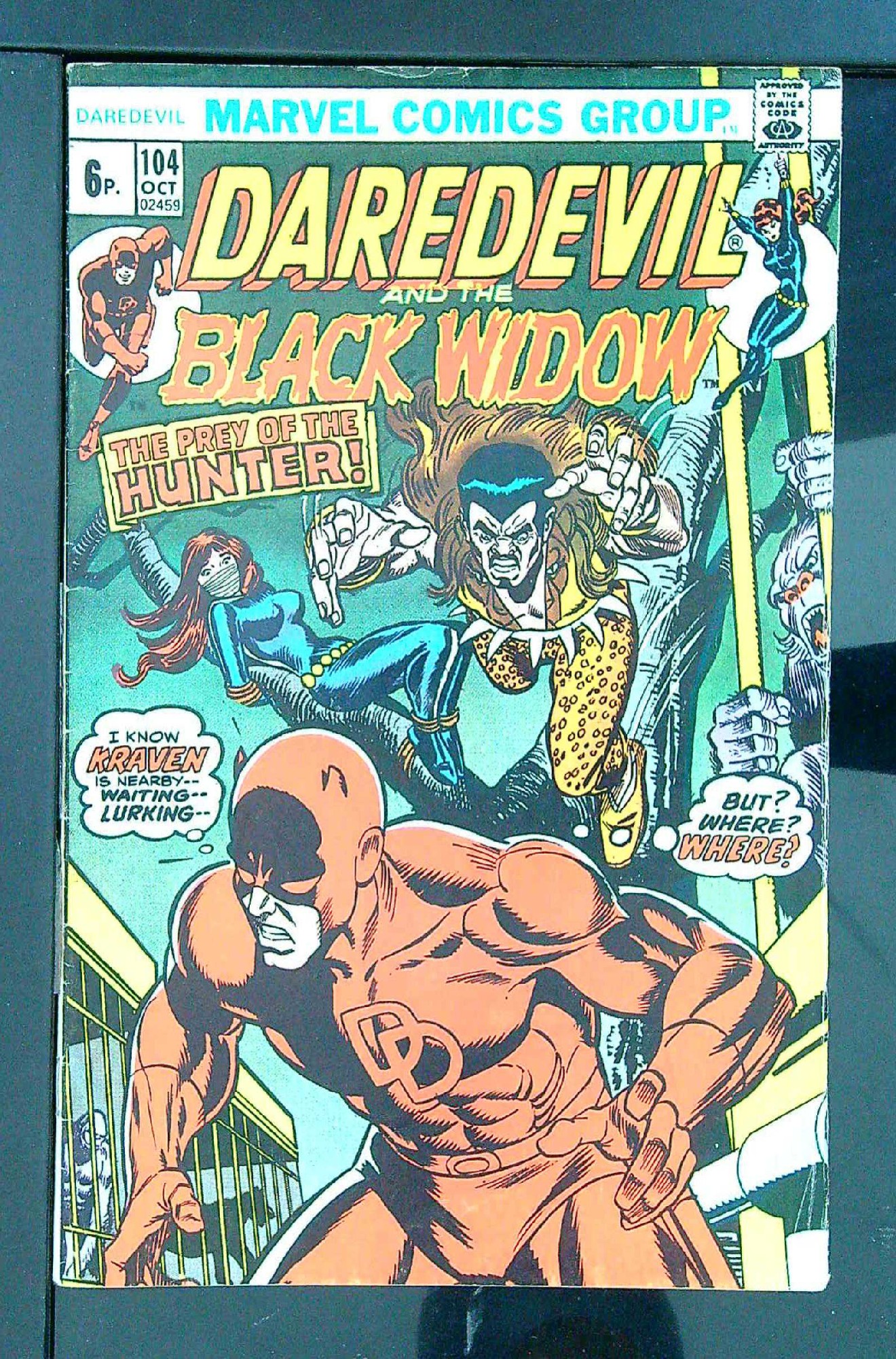 Cover of Daredevil (Vol 1) #104. One of 250,000 Vintage American Comics on sale from Krypton!