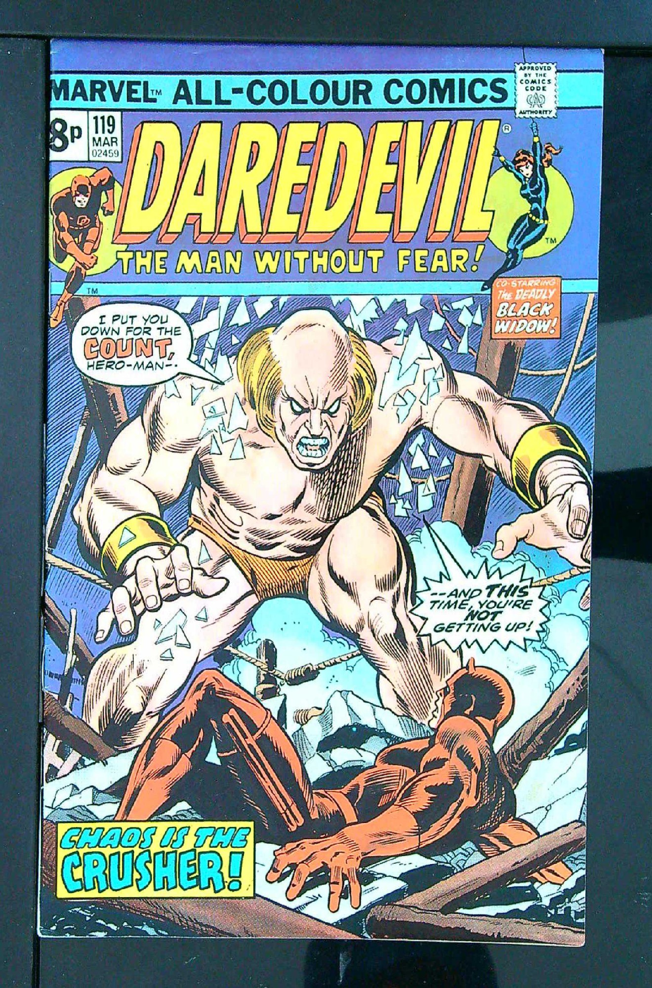 Cover of Daredevil (Vol 1) #119. One of 250,000 Vintage American Comics on sale from Krypton!