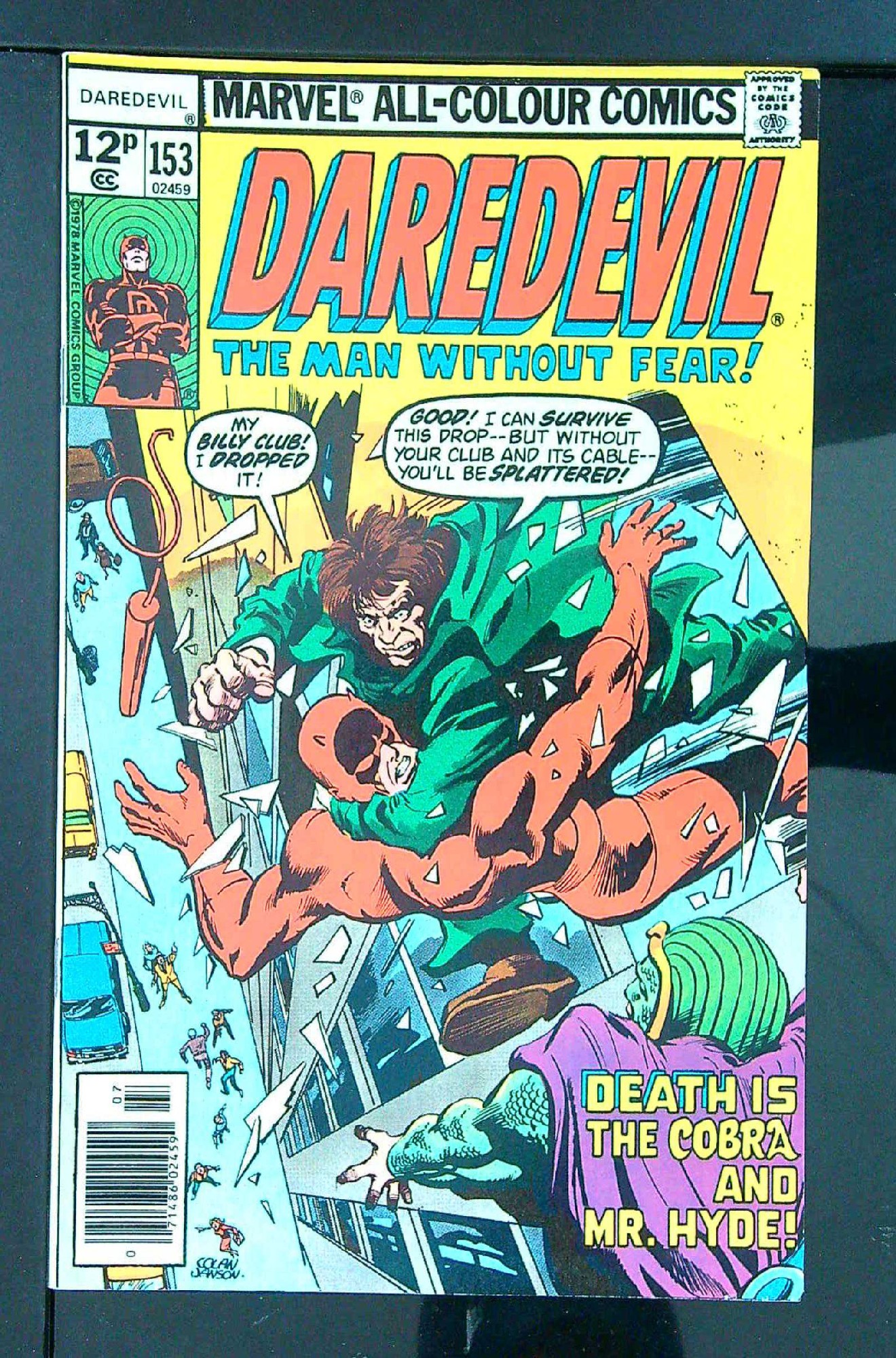 Cover of Daredevil (Vol 1) #153. One of 250,000 Vintage American Comics on sale from Krypton!