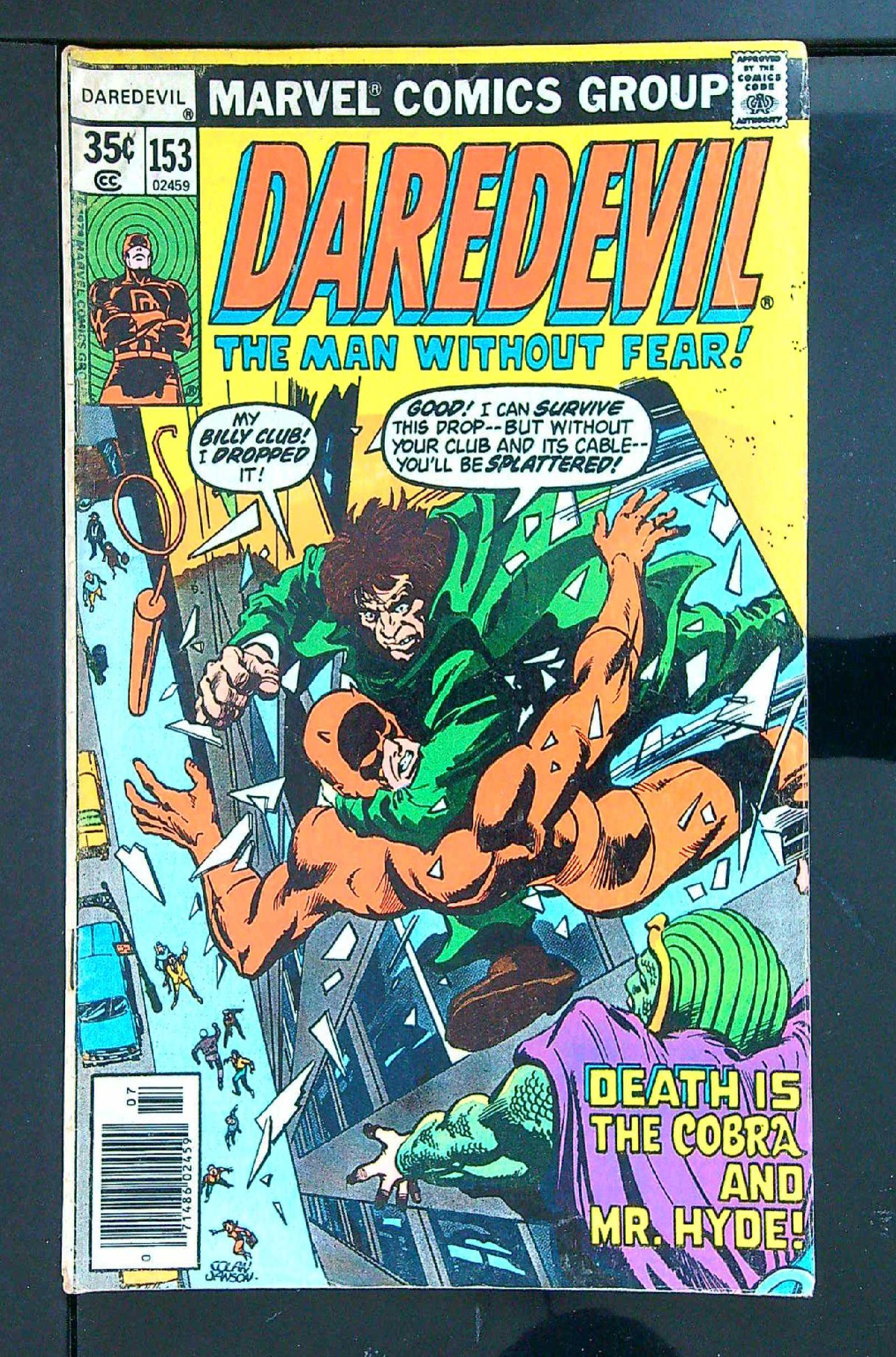 Cover of Daredevil (Vol 1) #153. One of 250,000 Vintage American Comics on sale from Krypton!