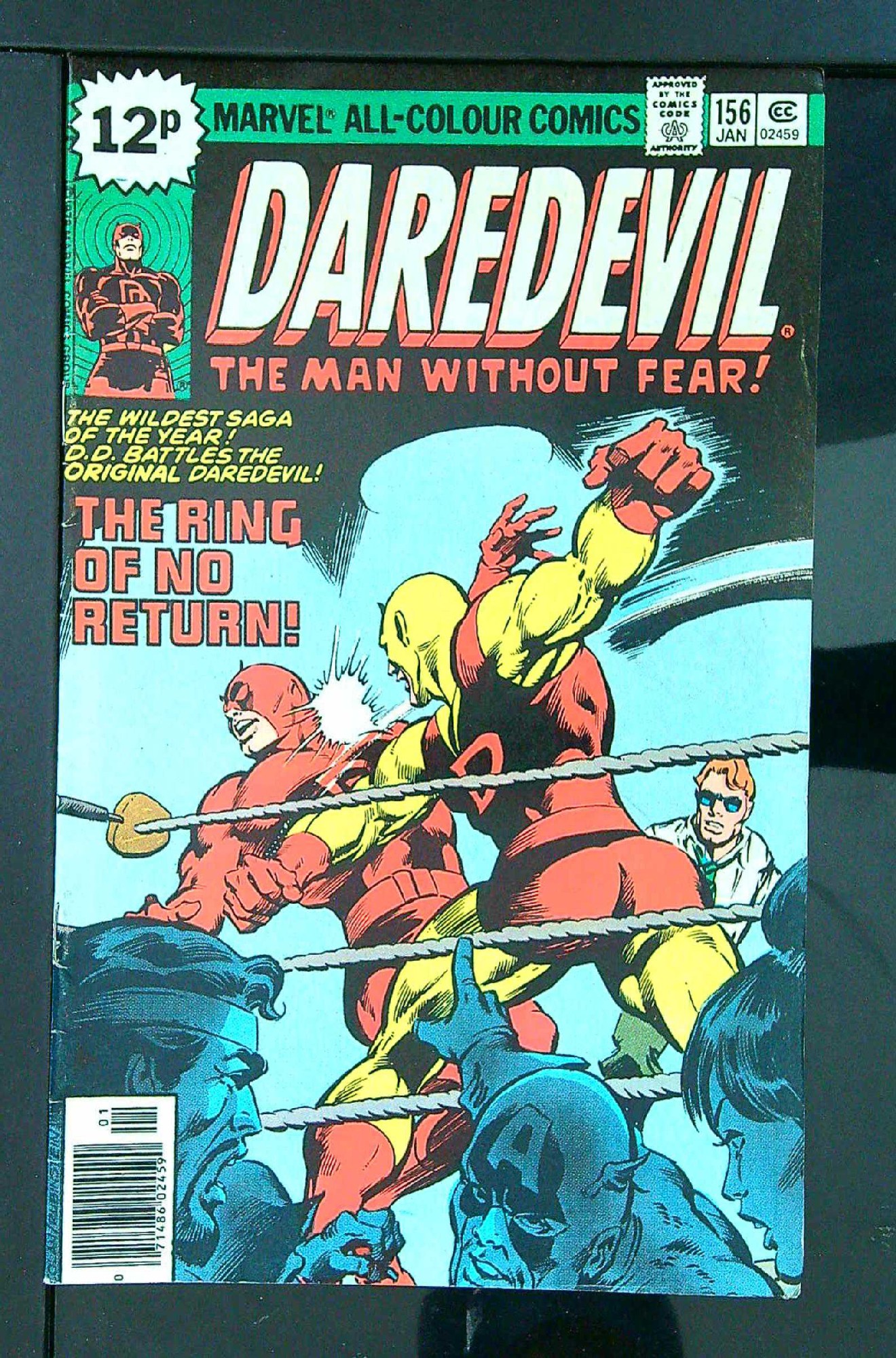 Cover of Daredevil (Vol 1) #156. One of 250,000 Vintage American Comics on sale from Krypton!