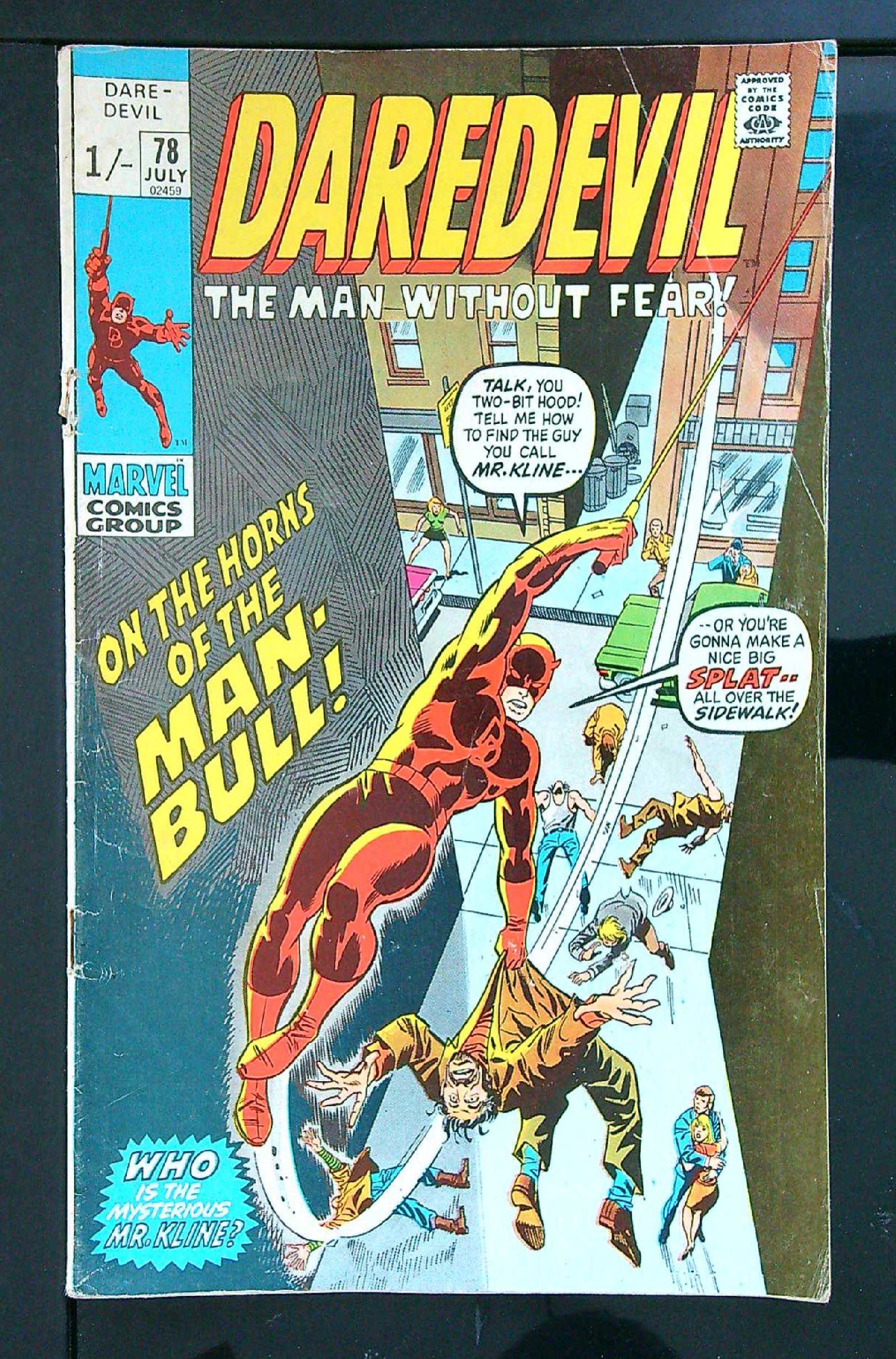 Cover of Daredevil (Vol 1) #78. One of 250,000 Vintage American Comics on sale from Krypton!