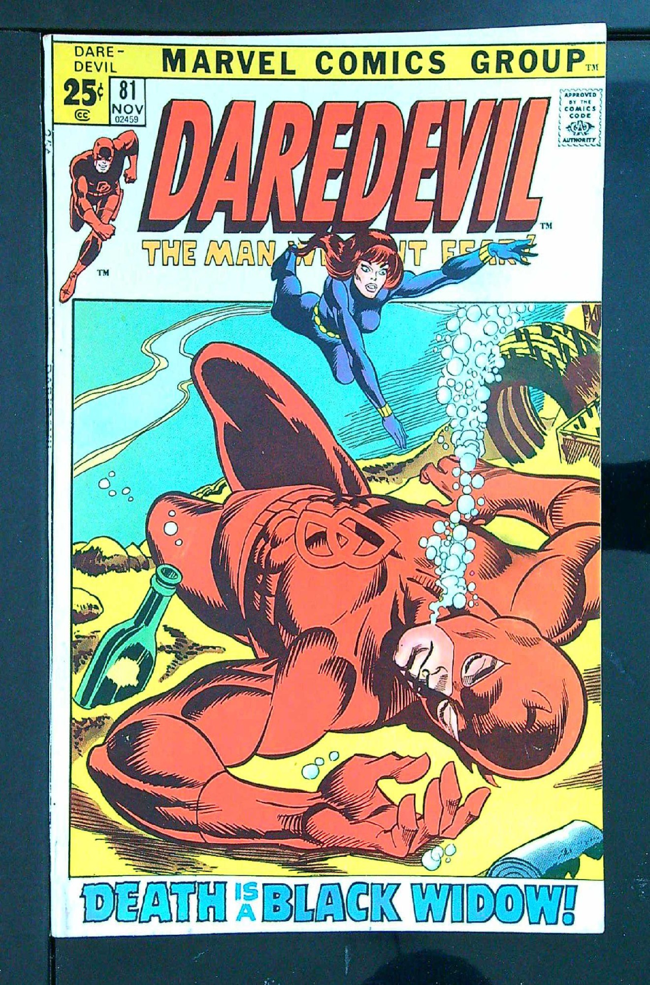 Cover of Daredevil (Vol 1) #81. One of 250,000 Vintage American Comics on sale from Krypton!
