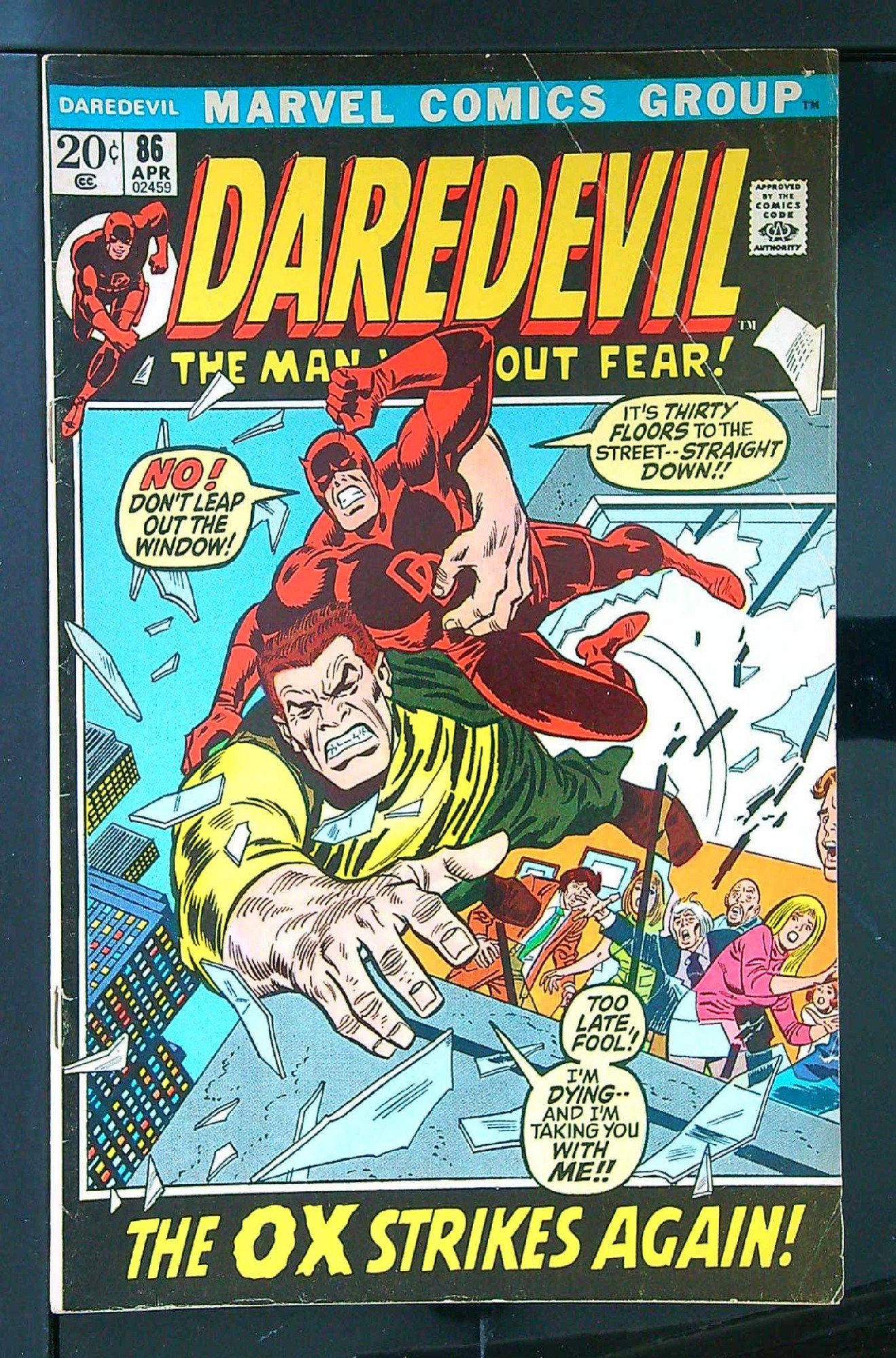 Cover of Daredevil (Vol 1) #86. One of 250,000 Vintage American Comics on sale from Krypton!