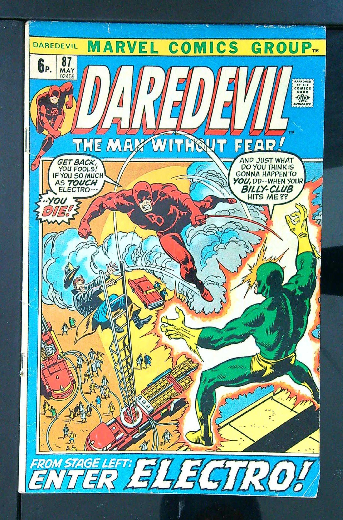Cover of Daredevil (Vol 1) #87. One of 250,000 Vintage American Comics on sale from Krypton!