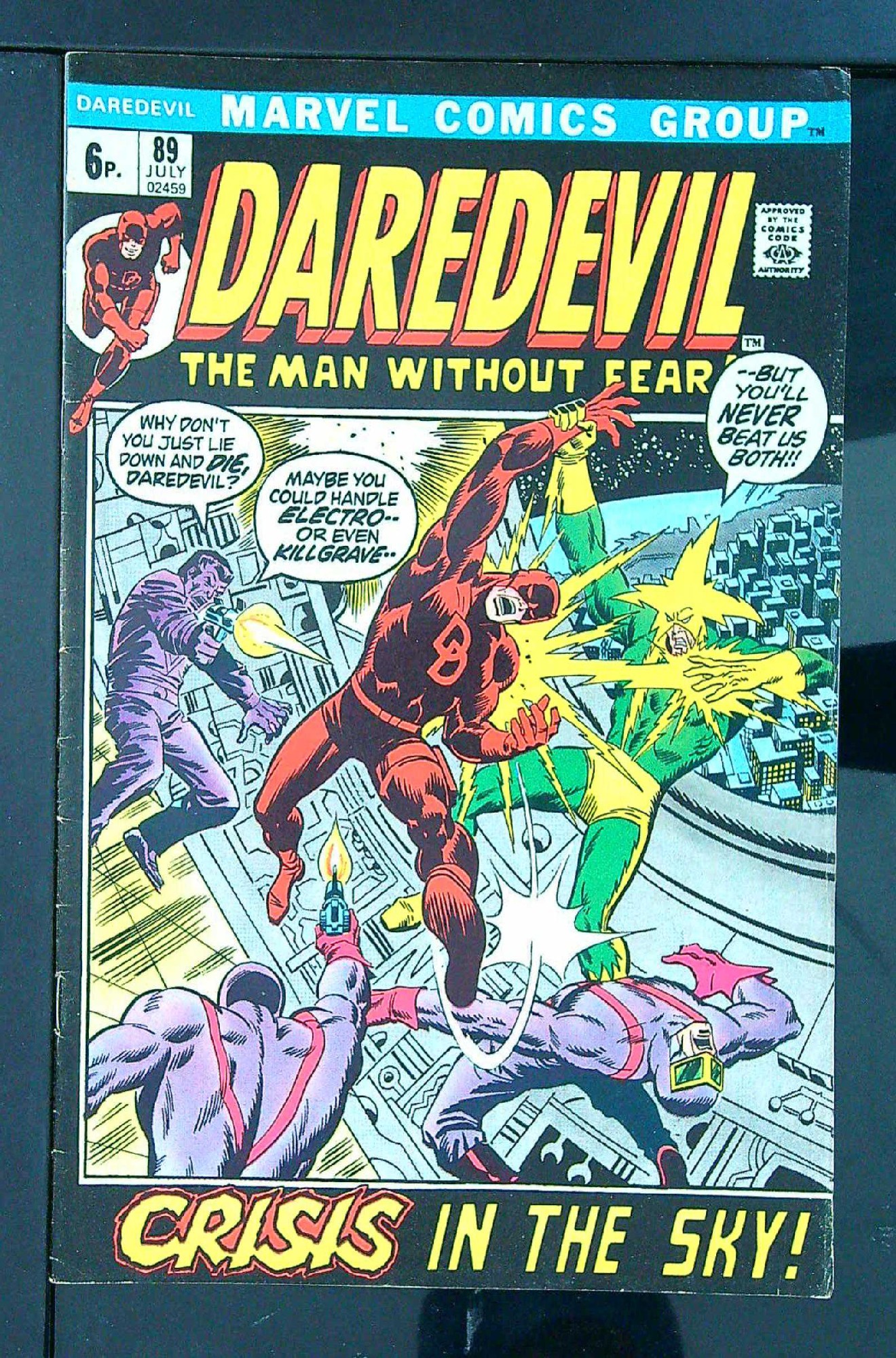 Cover of Daredevil (Vol 1) #89. One of 250,000 Vintage American Comics on sale from Krypton!
