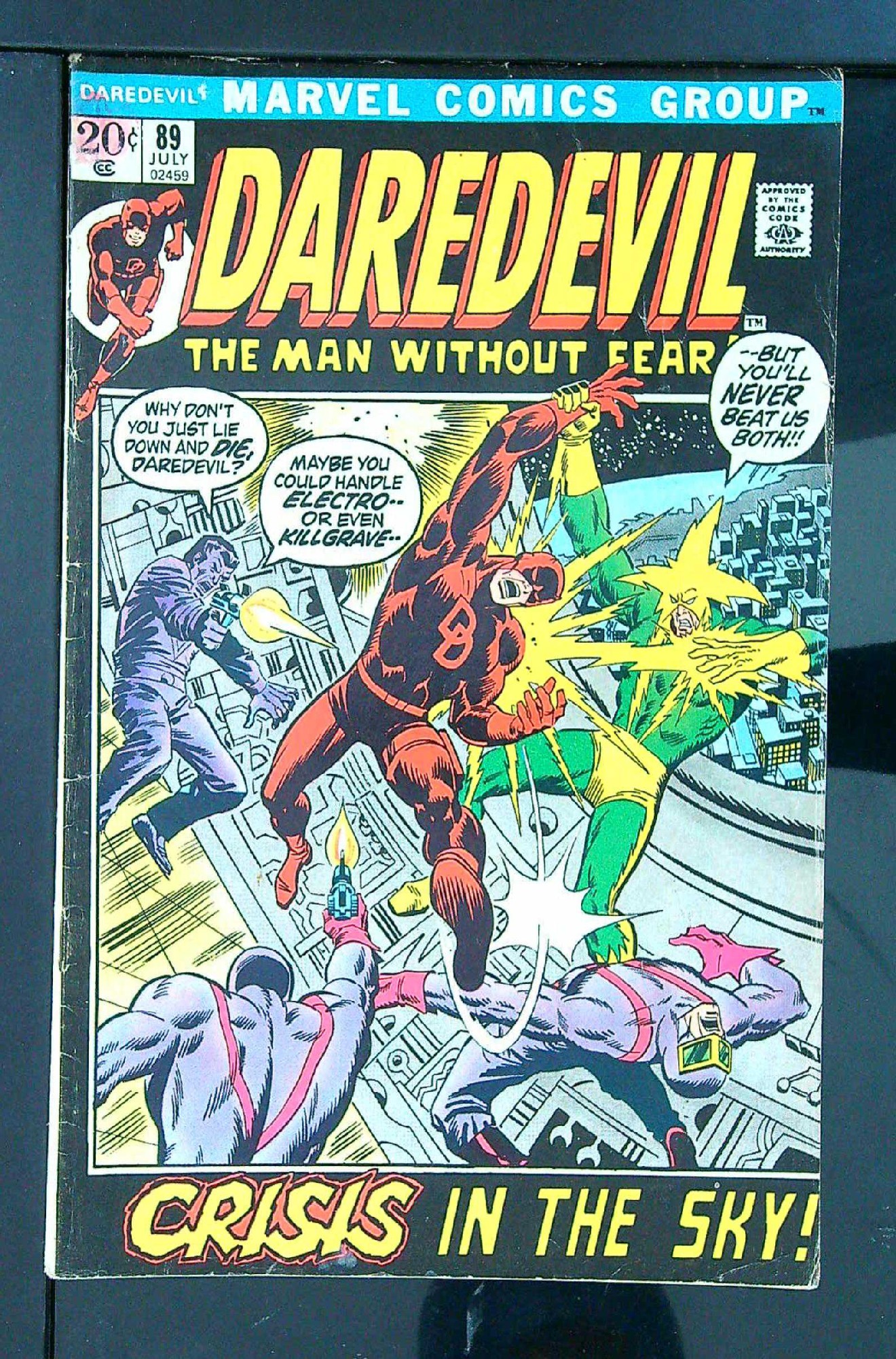 Cover of Daredevil (Vol 1) #89. One of 250,000 Vintage American Comics on sale from Krypton!
