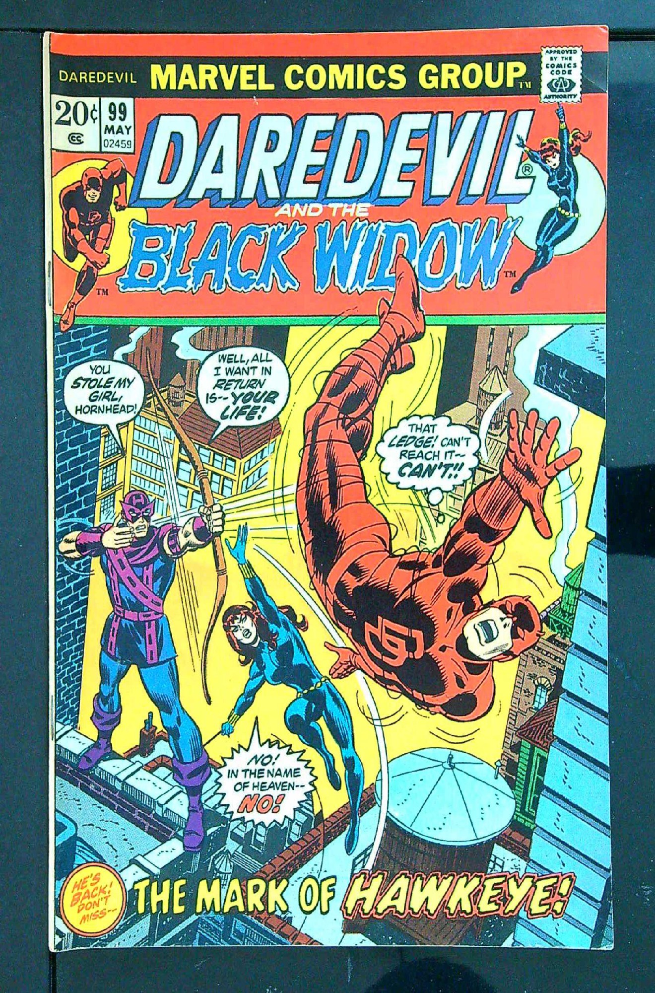 Cover of Daredevil (Vol 1) #99. One of 250,000 Vintage American Comics on sale from Krypton!