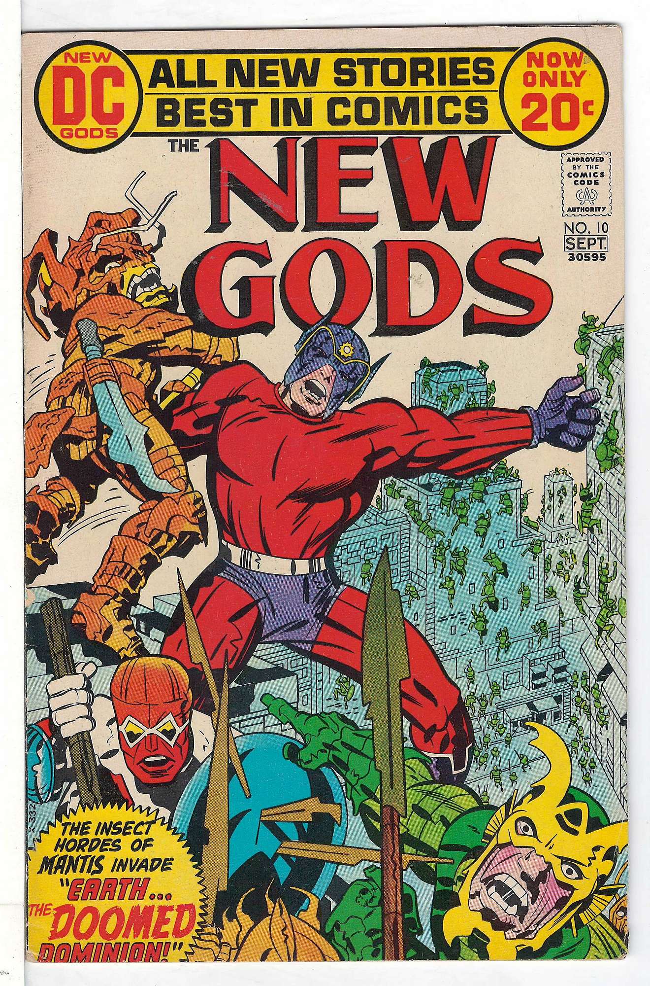 Cover of New Gods (Vol 1) #10. One of 250,000 Vintage American Comics on sale from Krypton!
