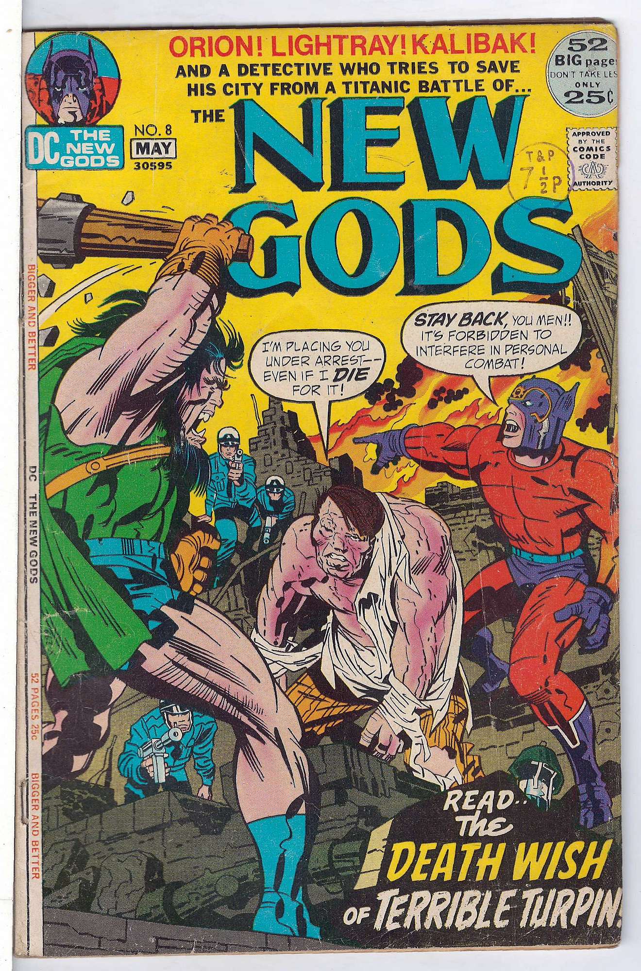 Cover of New Gods (Vol 1) #8. One of 250,000 Vintage American Comics on sale from Krypton!