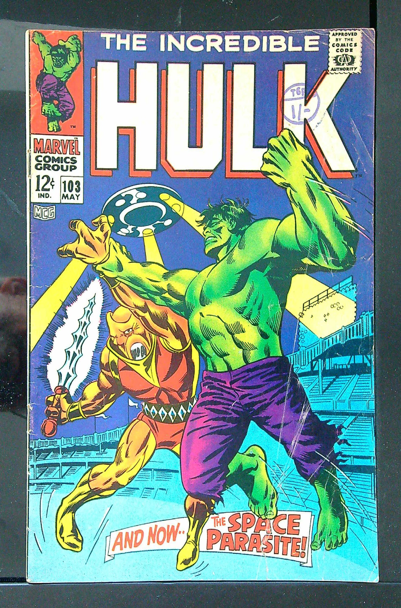 Cover of Incredible Hulk (Vol 2) #103. One of 250,000 Vintage American Comics on sale from Krypton!