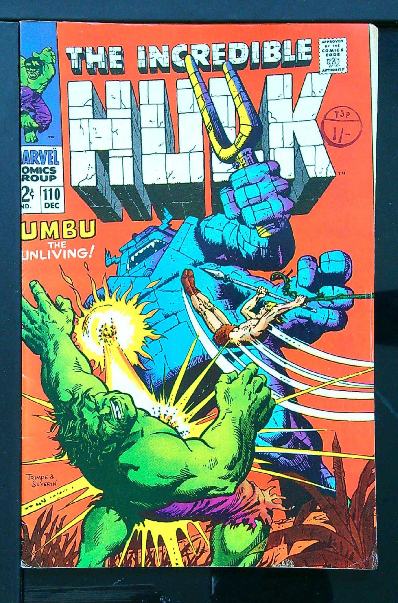 Cover of Incredible Hulk (Vol 2) #110. One of 250,000 Vintage American Comics on sale from Krypton!