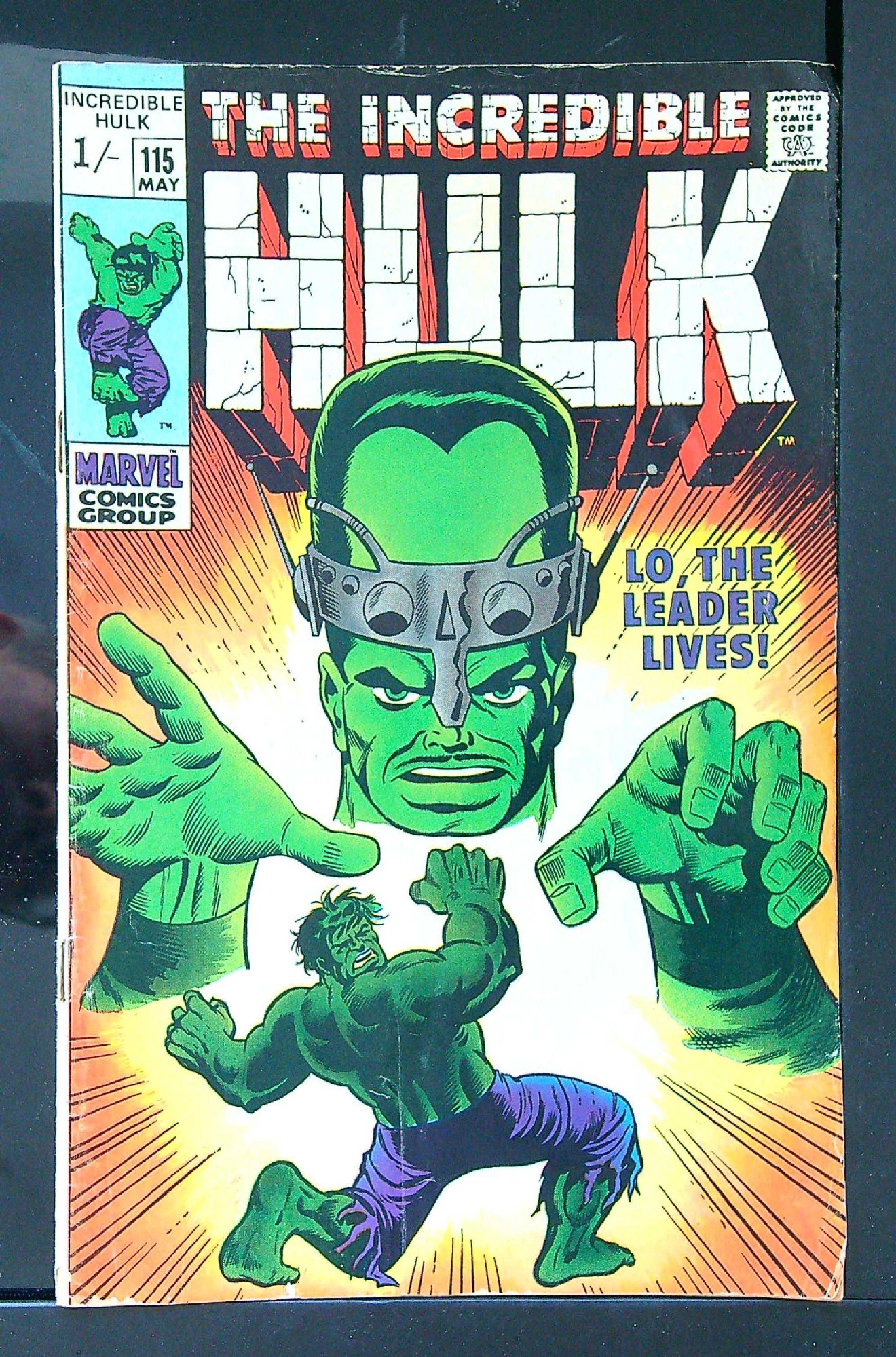 Cover of Incredible Hulk (Vol 2) #115. One of 250,000 Vintage American Comics on sale from Krypton!