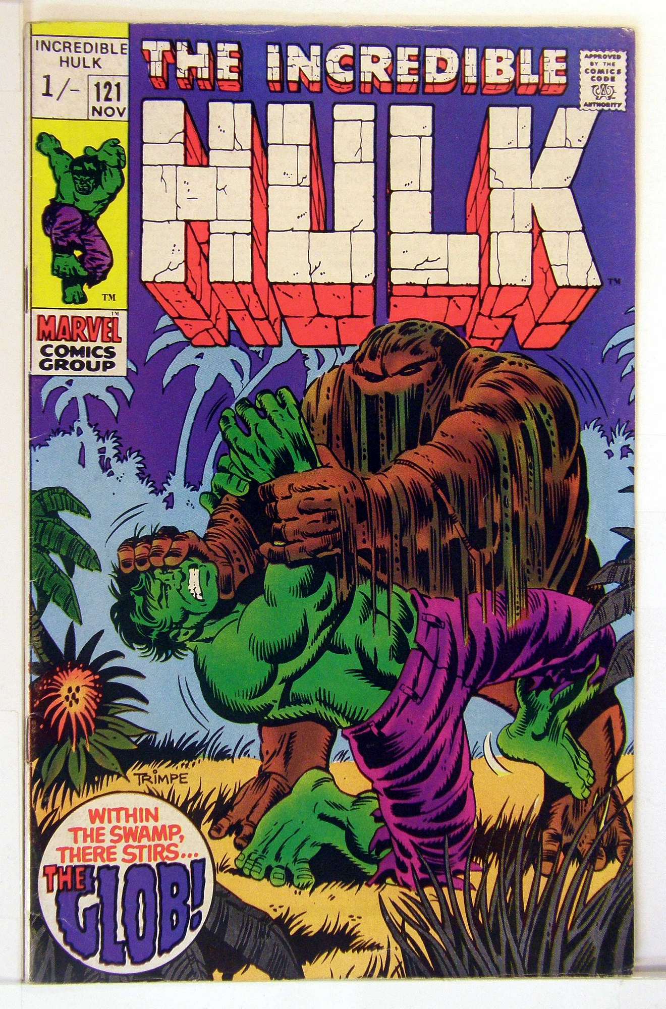 Cover of Incredible Hulk (Vol 2) #121. One of 250,000 Vintage American Comics on sale from Krypton!