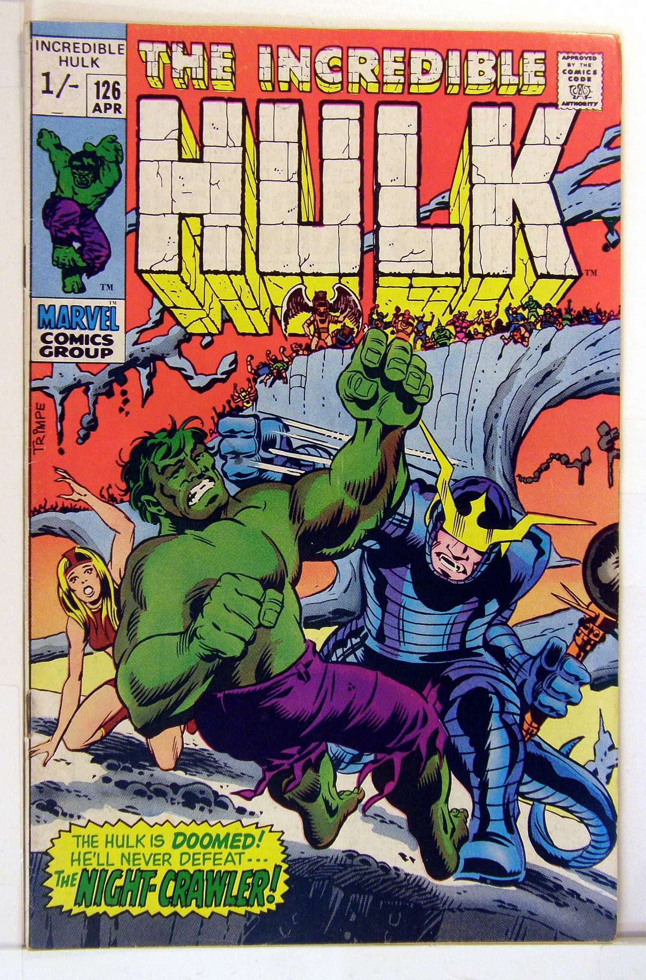 Cover of Incredible Hulk (Vol 2) #126. One of 250,000 Vintage American Comics on sale from Krypton!