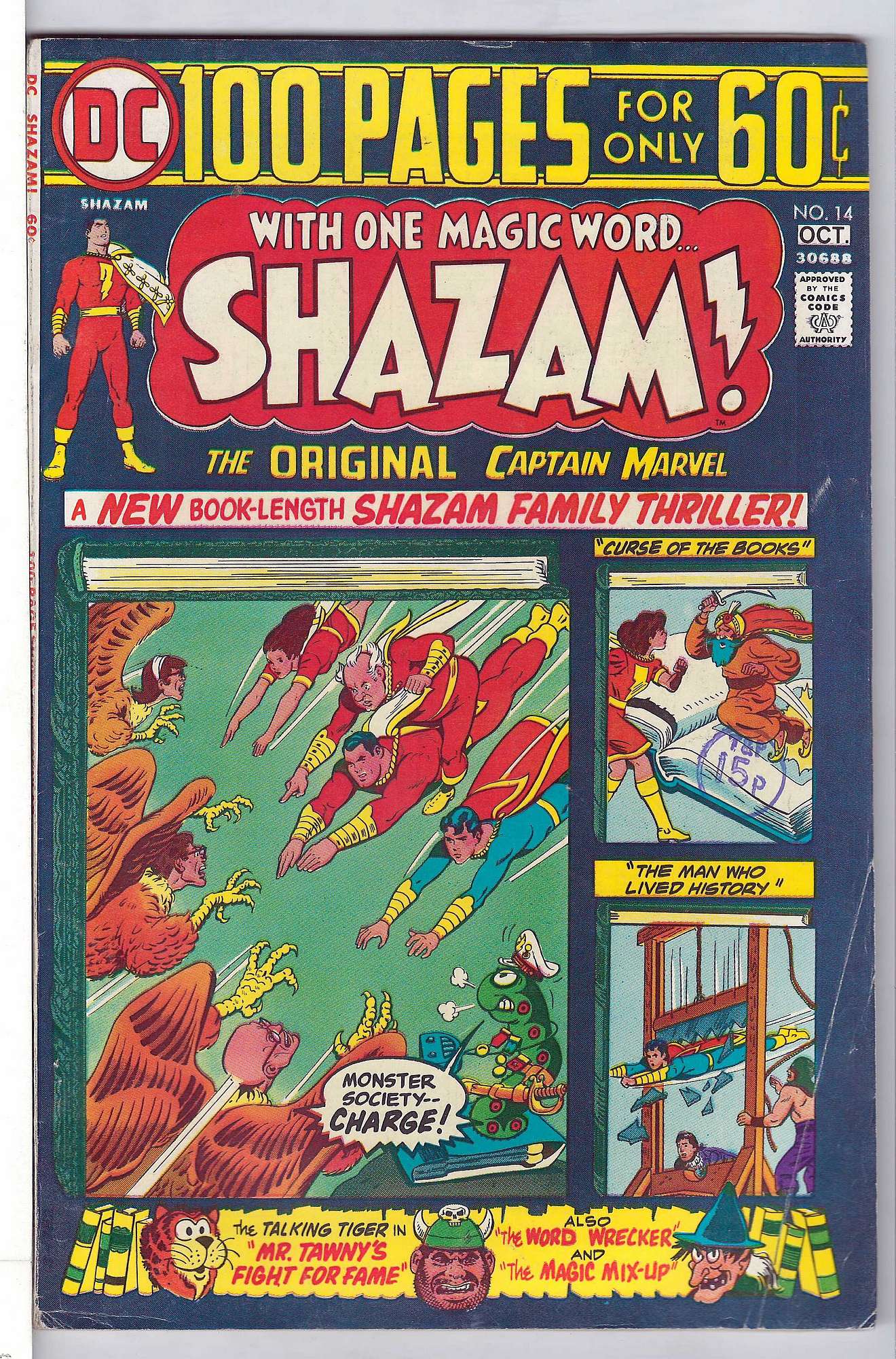 Cover of Shazam! (Vol 1) #14. One of 250,000 Vintage American Comics on sale from Krypton!