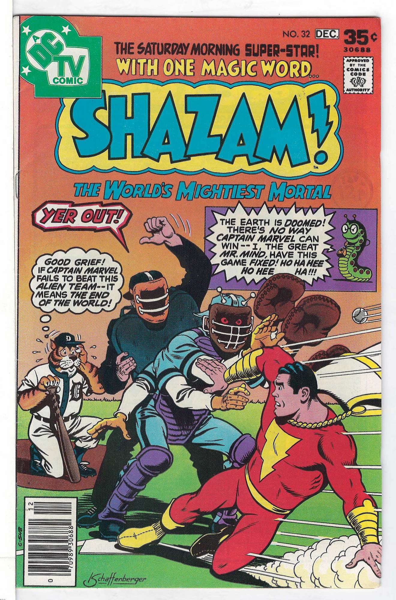 Cover of Shazam! (Vol 1) #32. One of 250,000 Vintage American Comics on sale from Krypton!