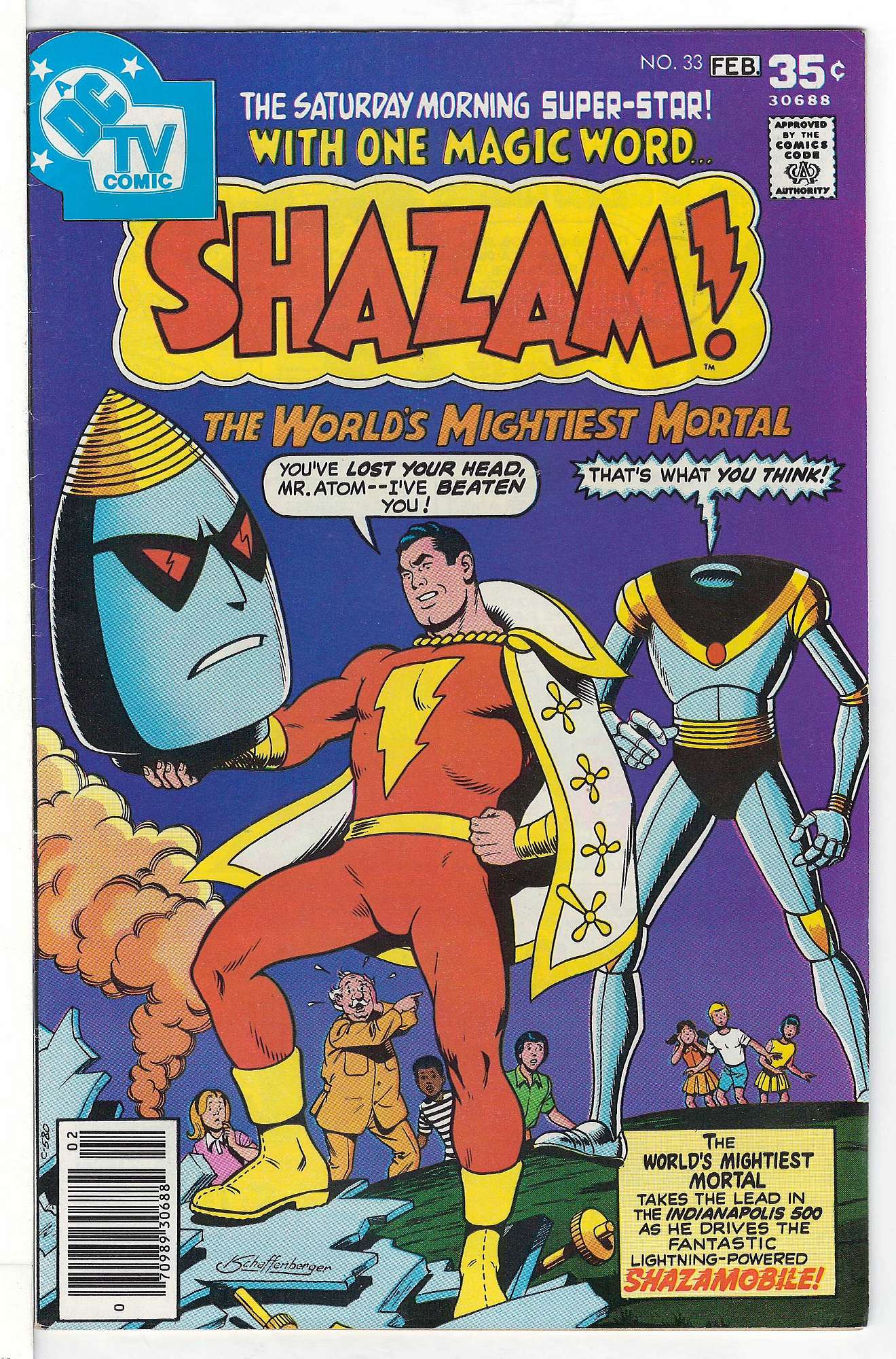 Cover of Shazam! (Vol 1) #33. One of 250,000 Vintage American Comics on sale from Krypton!