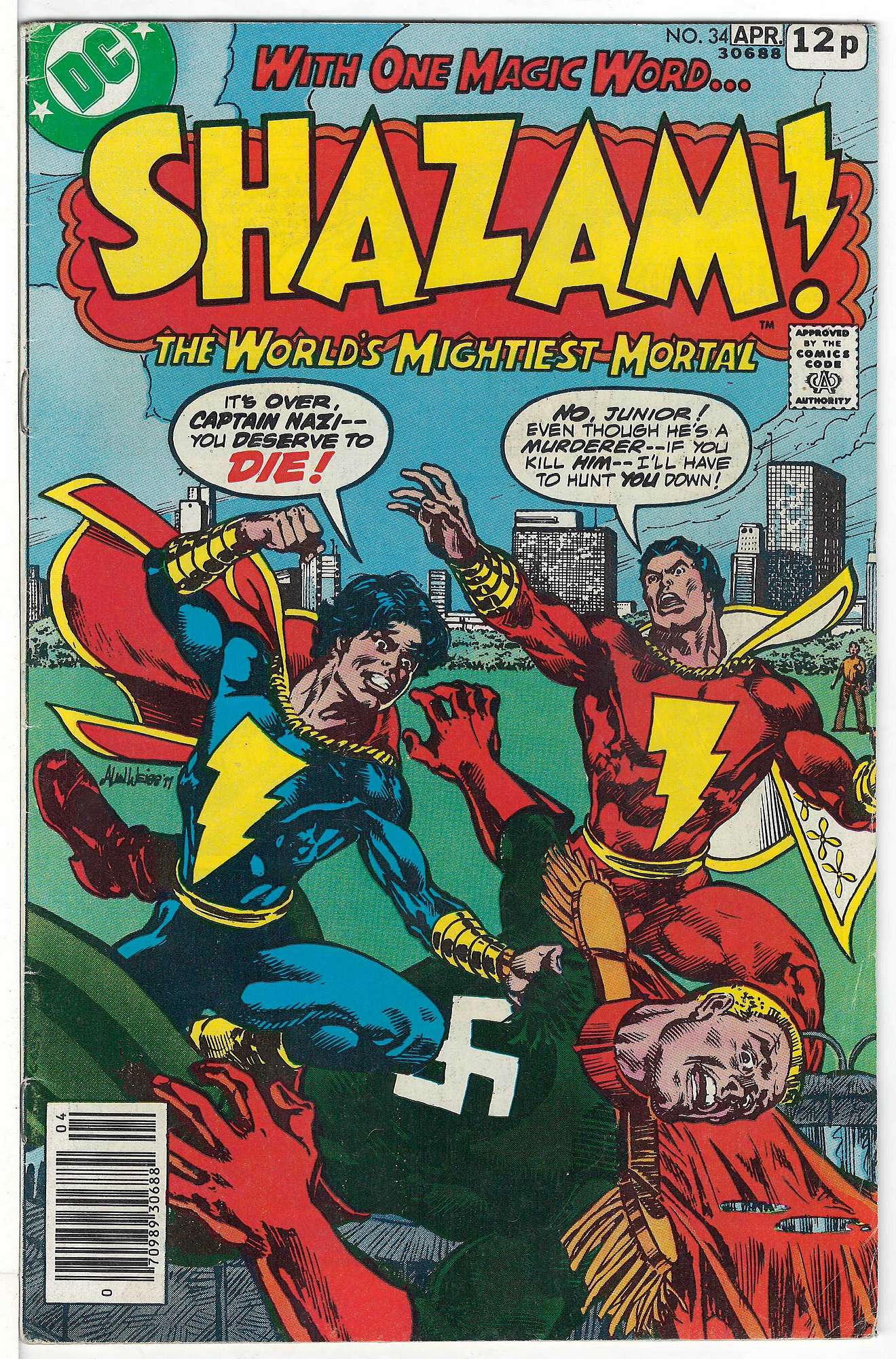 Cover of Shazam! (Vol 1) #34. One of 250,000 Vintage American Comics on sale from Krypton!