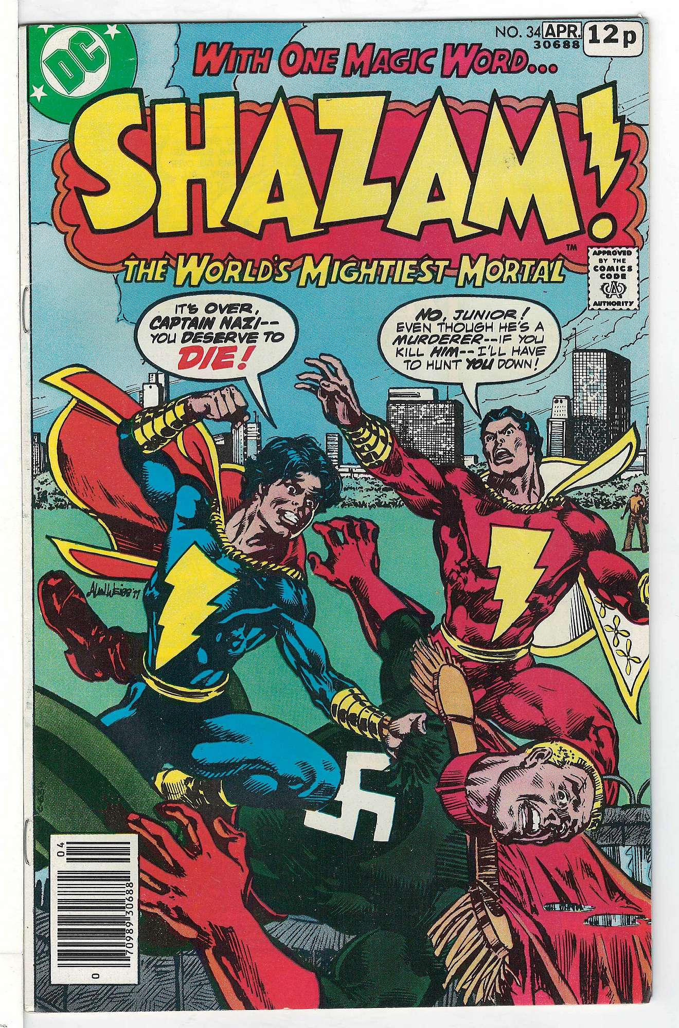 Cover of Shazam! (Vol 1) #34. One of 250,000 Vintage American Comics on sale from Krypton!