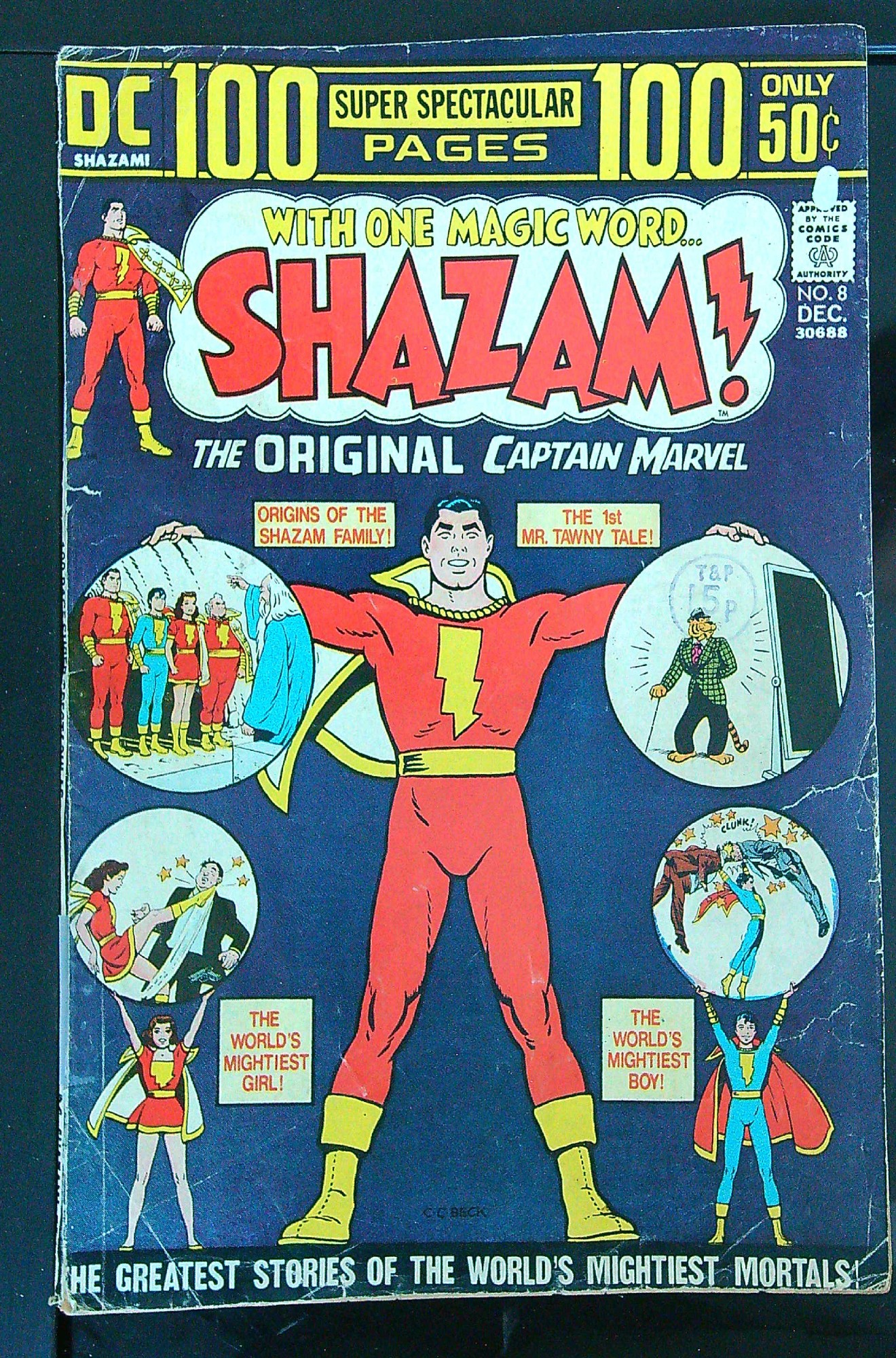 Cover of Shazam! (Vol 1) #8. One of 250,000 Vintage American Comics on sale from Krypton!