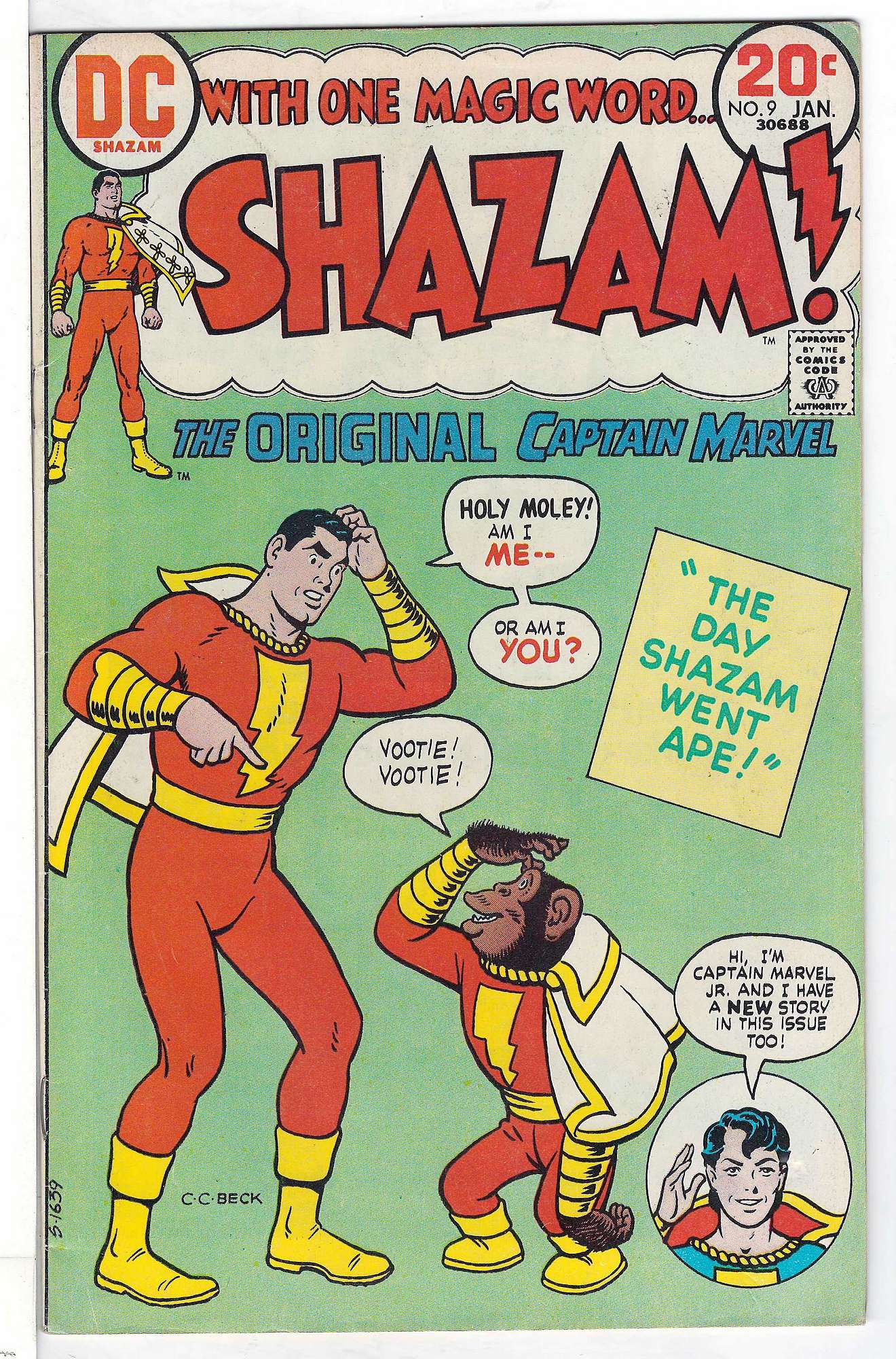 Cover of Shazam! (Vol 1) #9. One of 250,000 Vintage American Comics on sale from Krypton!