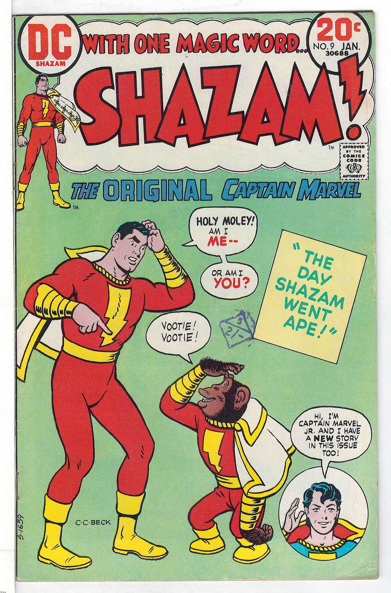 Cover of Shazam! (Vol 1) #9. One of 250,000 Vintage American Comics on sale from Krypton!