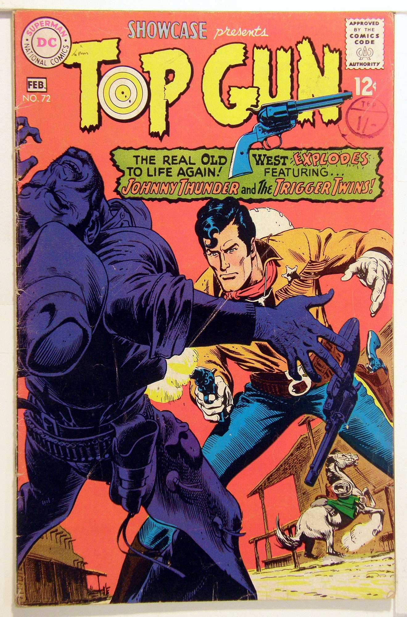 ACTUAL SCAN OF COMIC!<br> Cover of Showcase (Vol 1) #72. One of 250,000 Vintage American Comics on sale from Krypton!