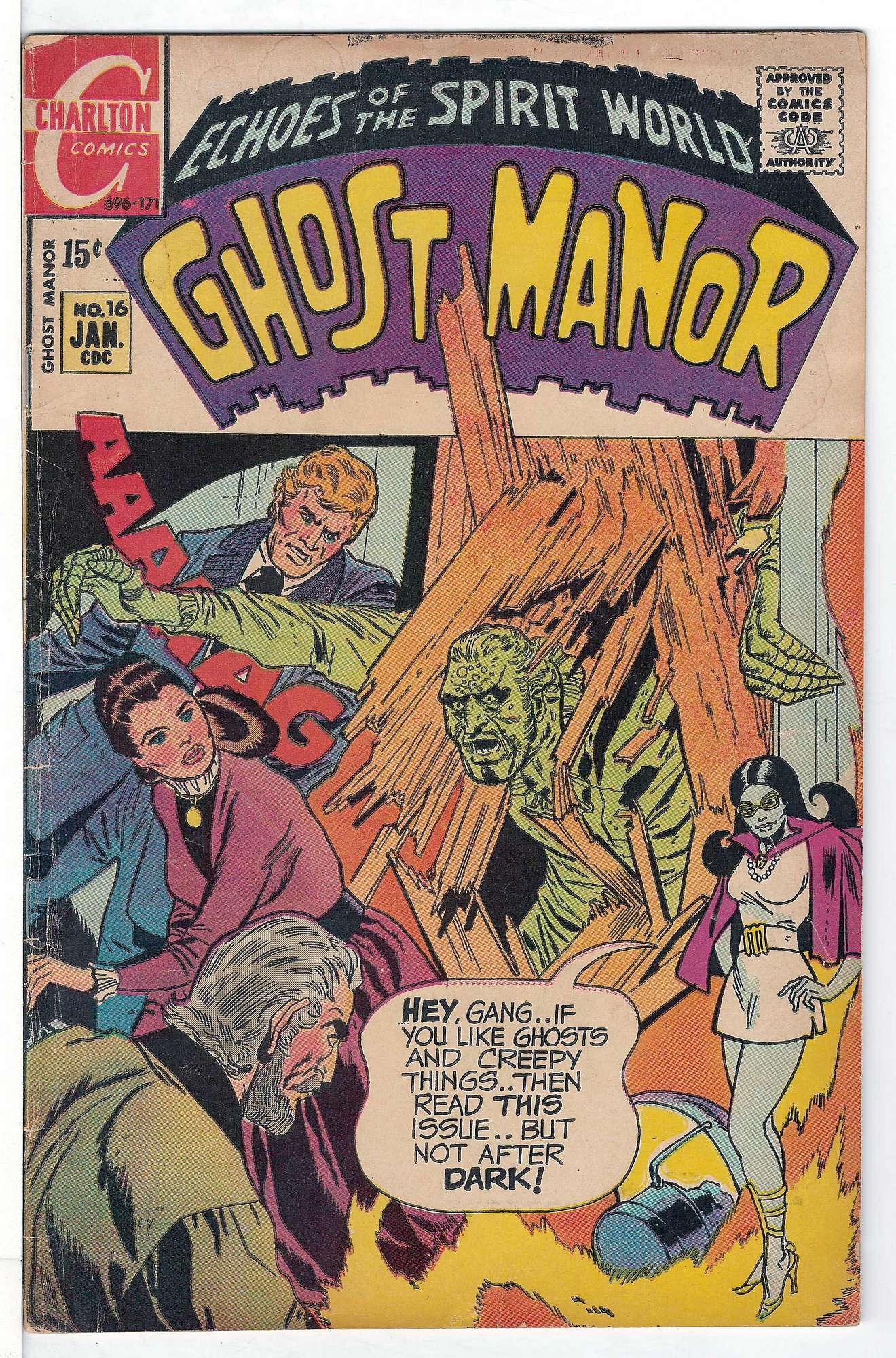 Cover of Ghost Manor (Vol 1) #16. One of 250,000 Vintage American Comics on sale from Krypton!