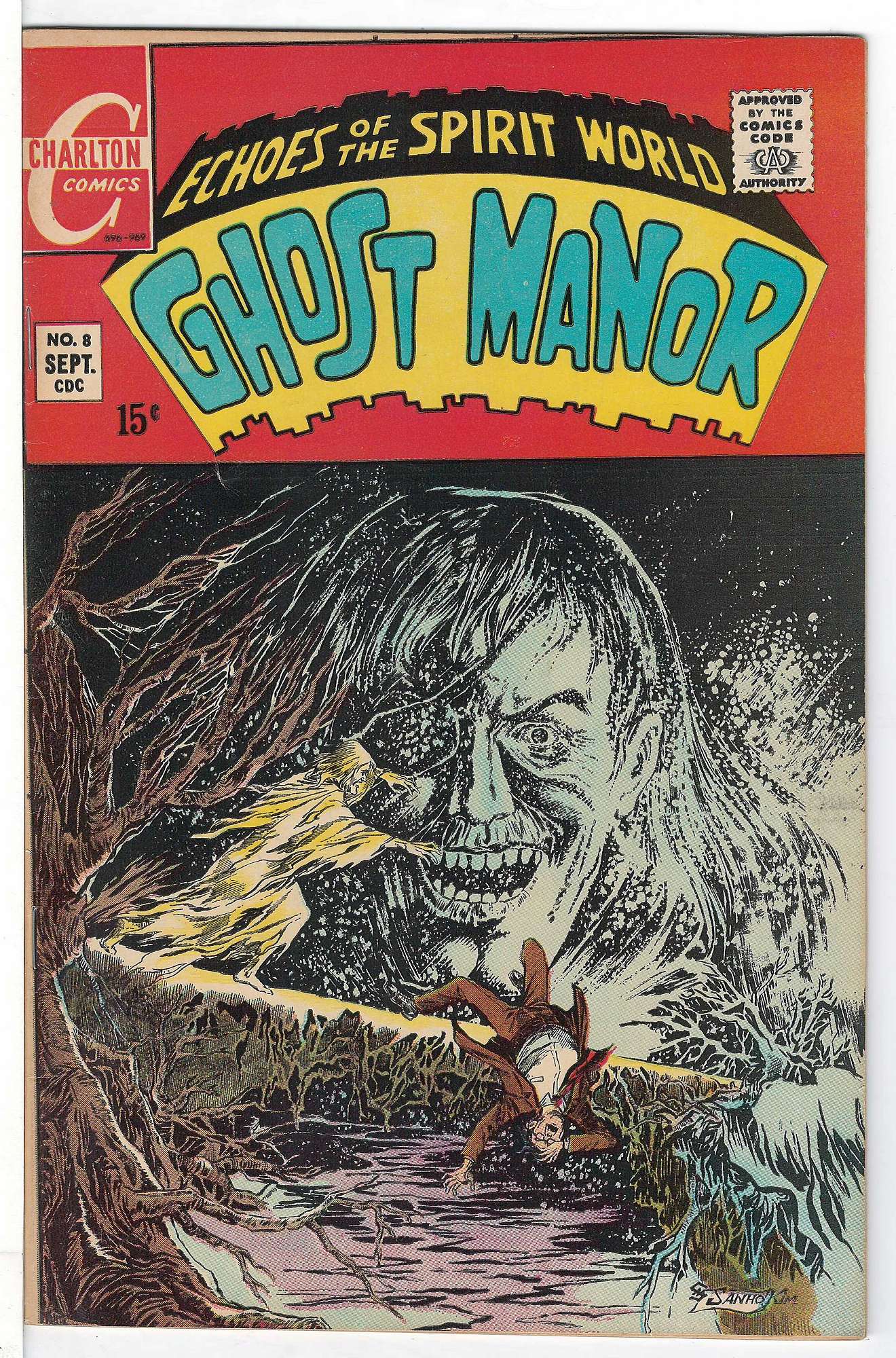 Cover of Ghost Manor (Vol 1) #8. One of 250,000 Vintage American Comics on sale from Krypton!