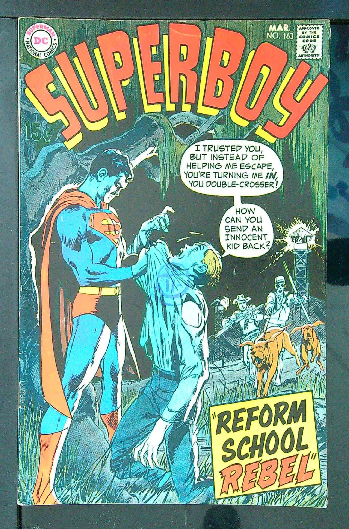 Cover of Superboy (Vol 1) #163. One of 250,000 Vintage American Comics on sale from Krypton!