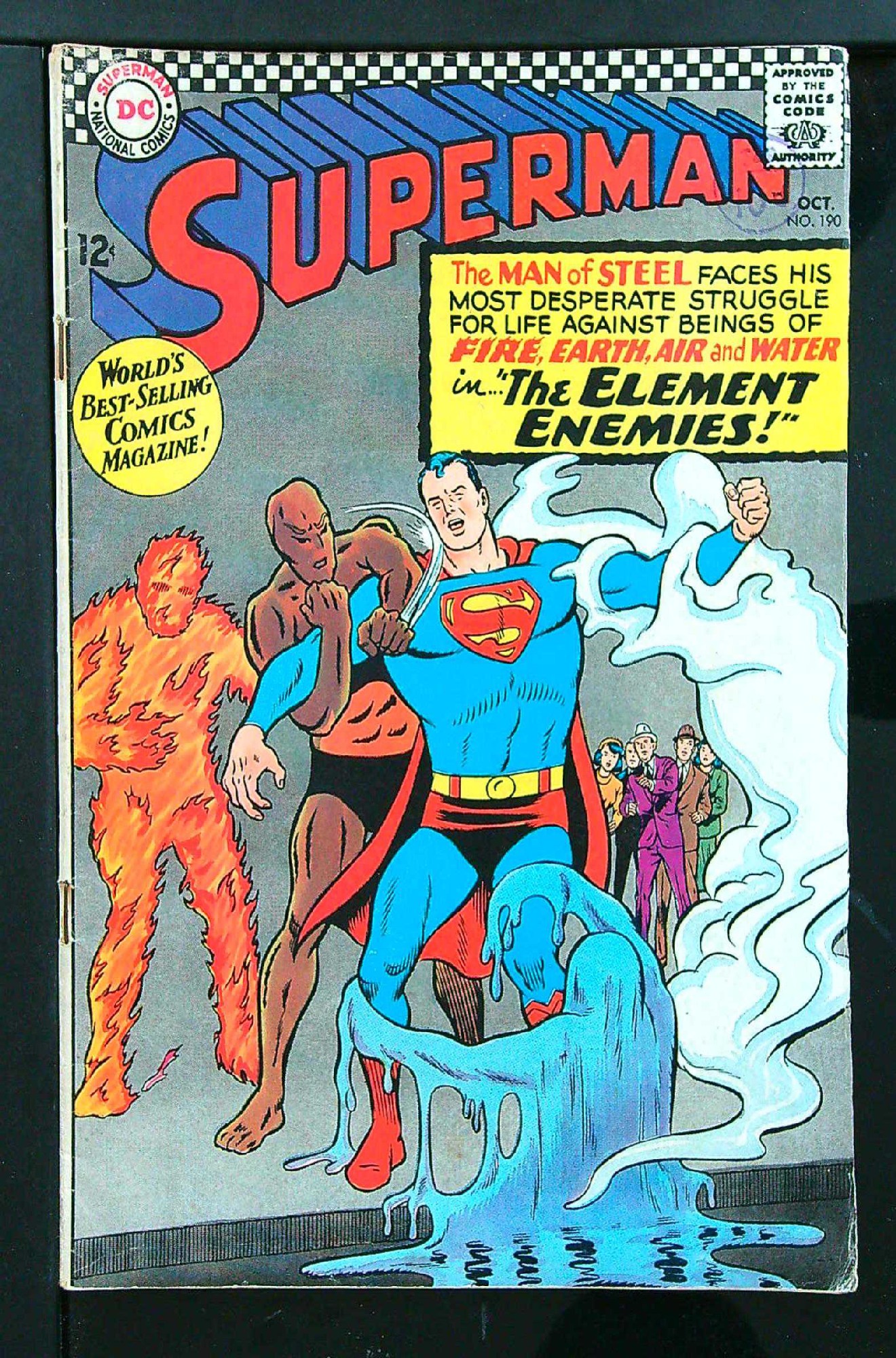 Cover of Superman (Vol 1) #190. One of 250,000 Vintage American Comics on sale from Krypton!