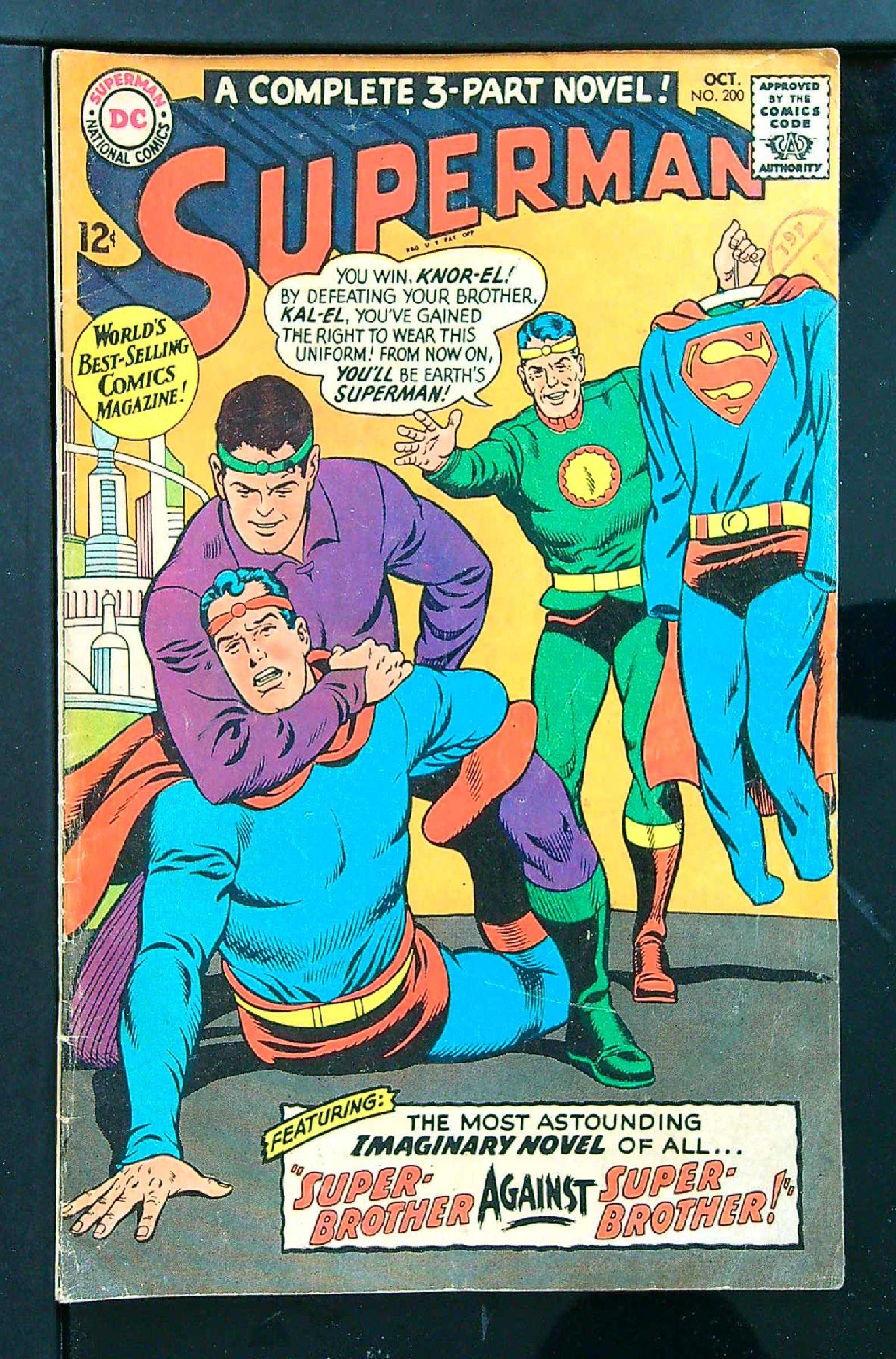 Cover of Superman (Vol 1) #200. One of 250,000 Vintage American Comics on sale from Krypton!